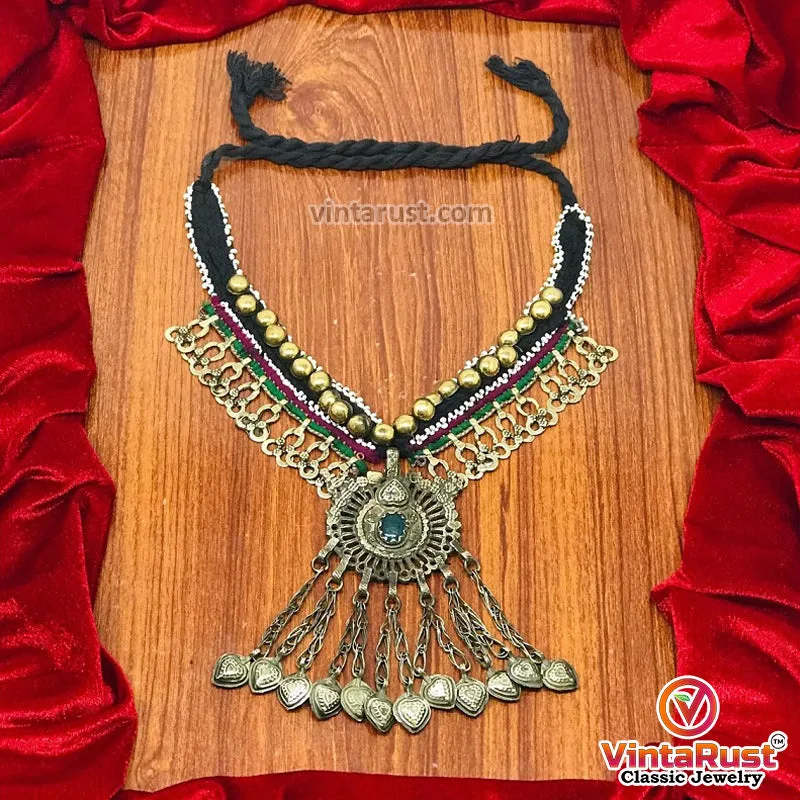 Handmade Turkman Necklace With Tassels