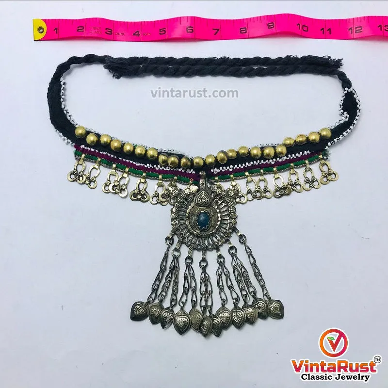 Handmade Turkman Necklace With Tassels