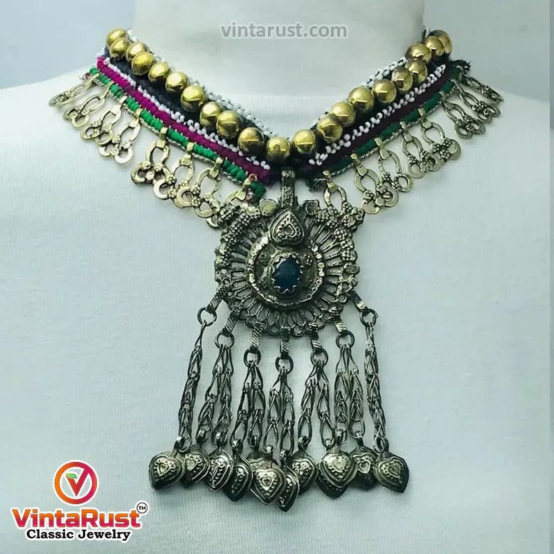 Handmade Turkman Necklace With Tassels