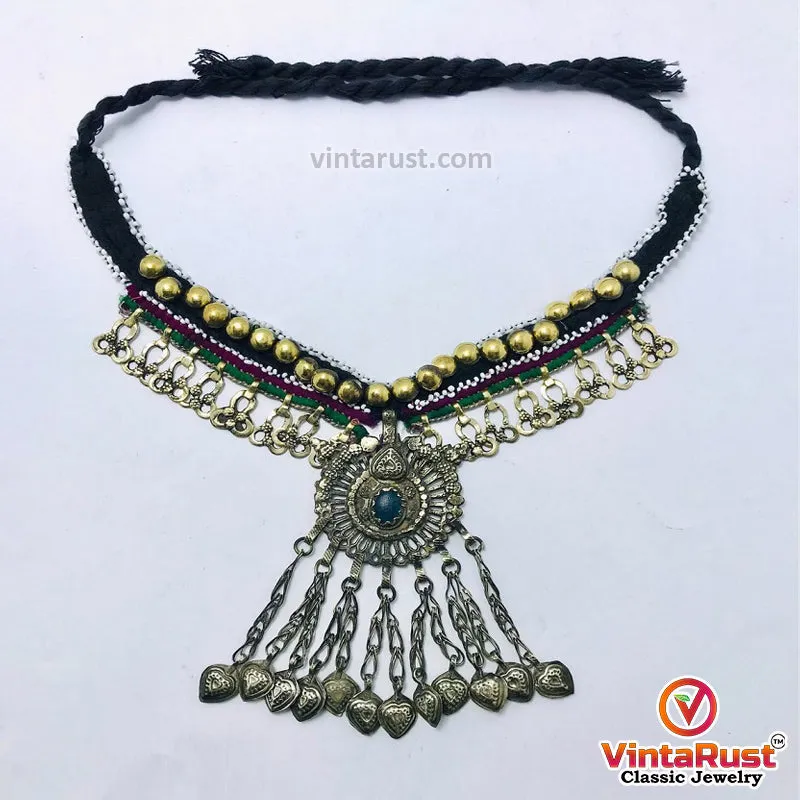 Handmade Turkman Necklace With Tassels