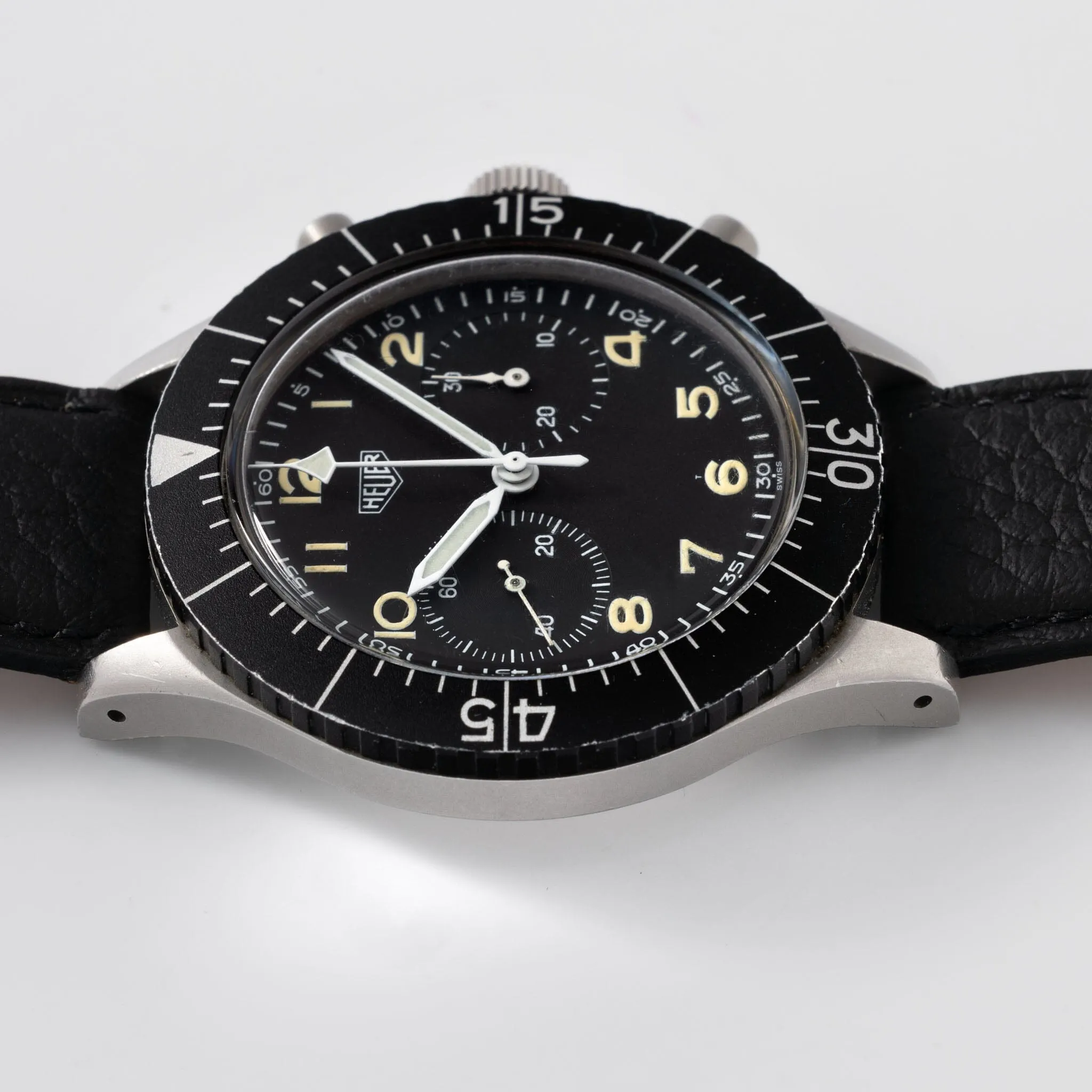 Heuer Chronograph Bundeswehr Issued Chrono Ref 1550SG