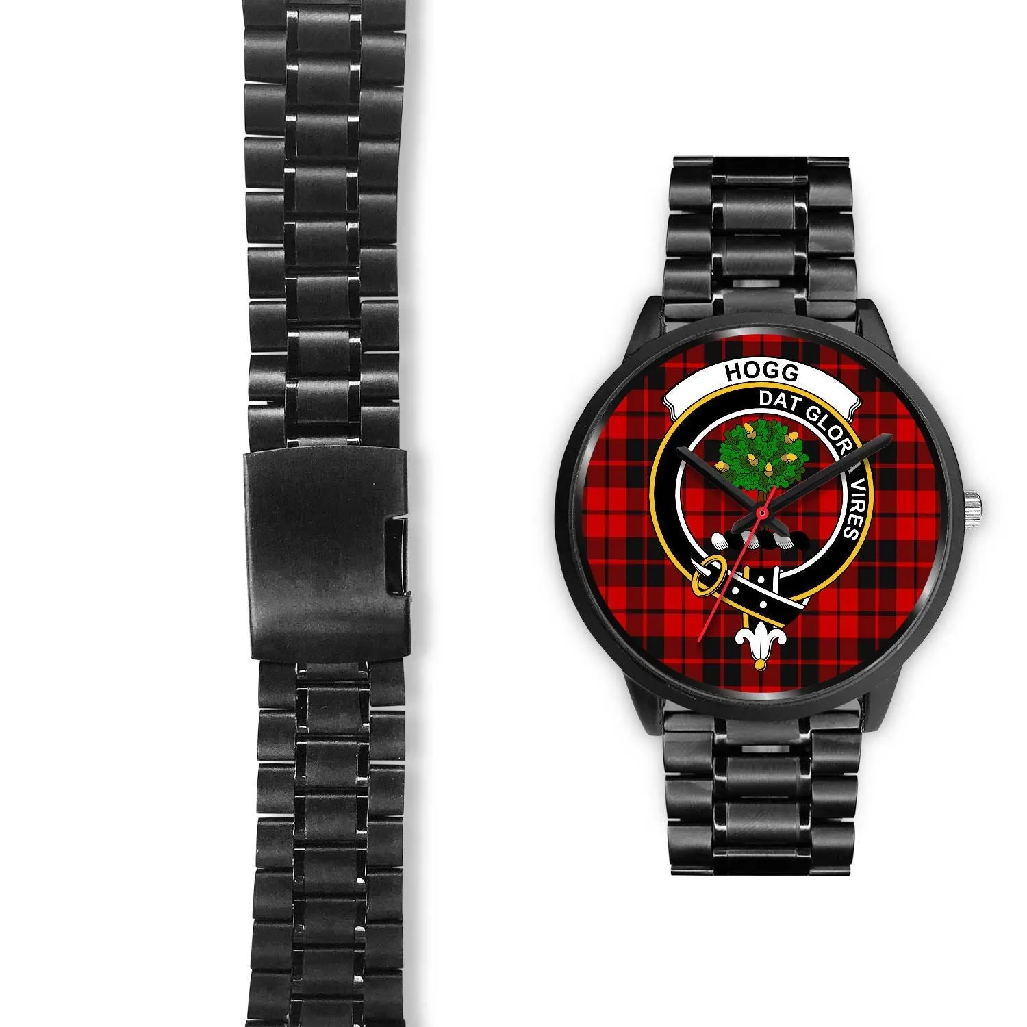 Hog Clan Badge Tartan Black Watch