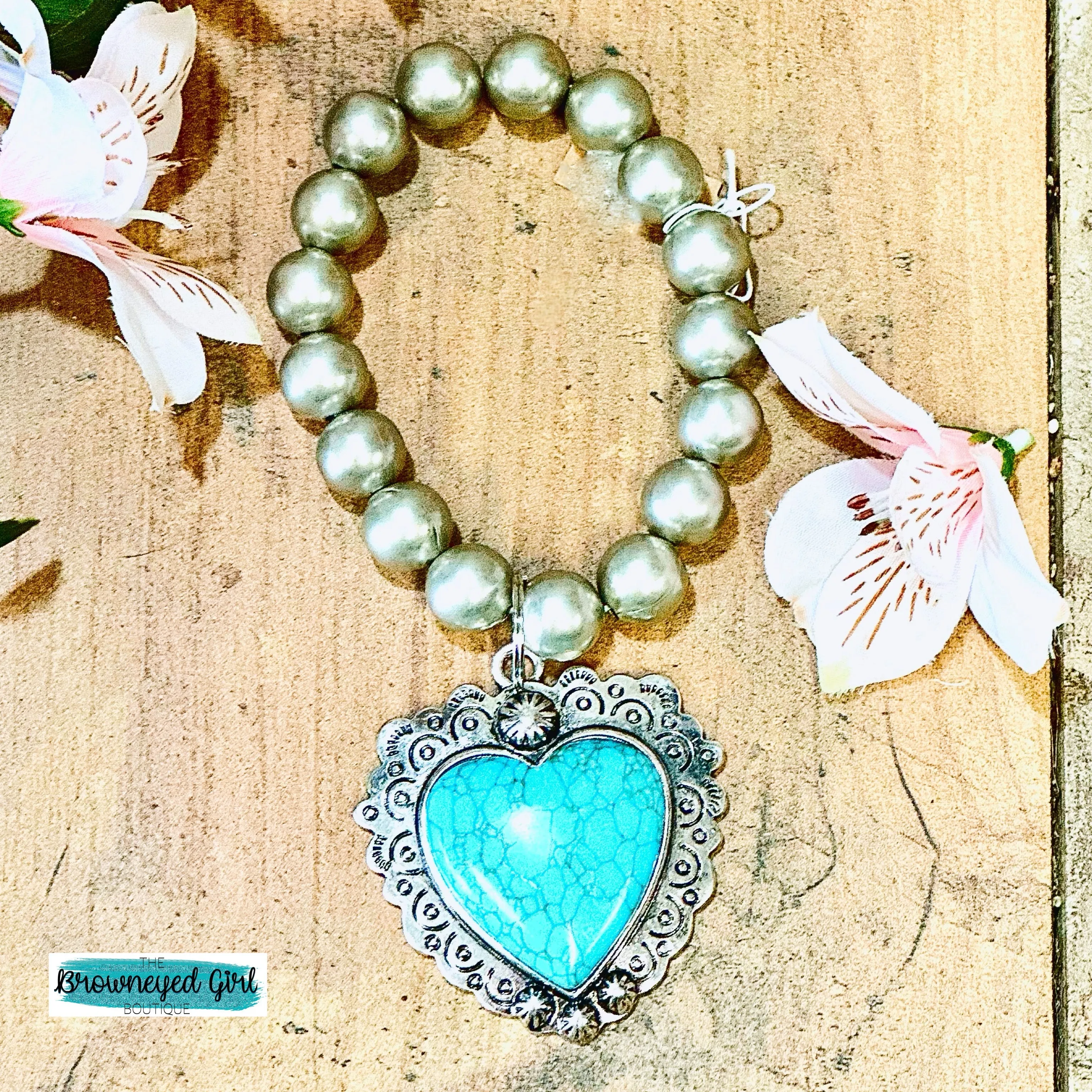 Hope In Your Heart Turquoise Bracelet