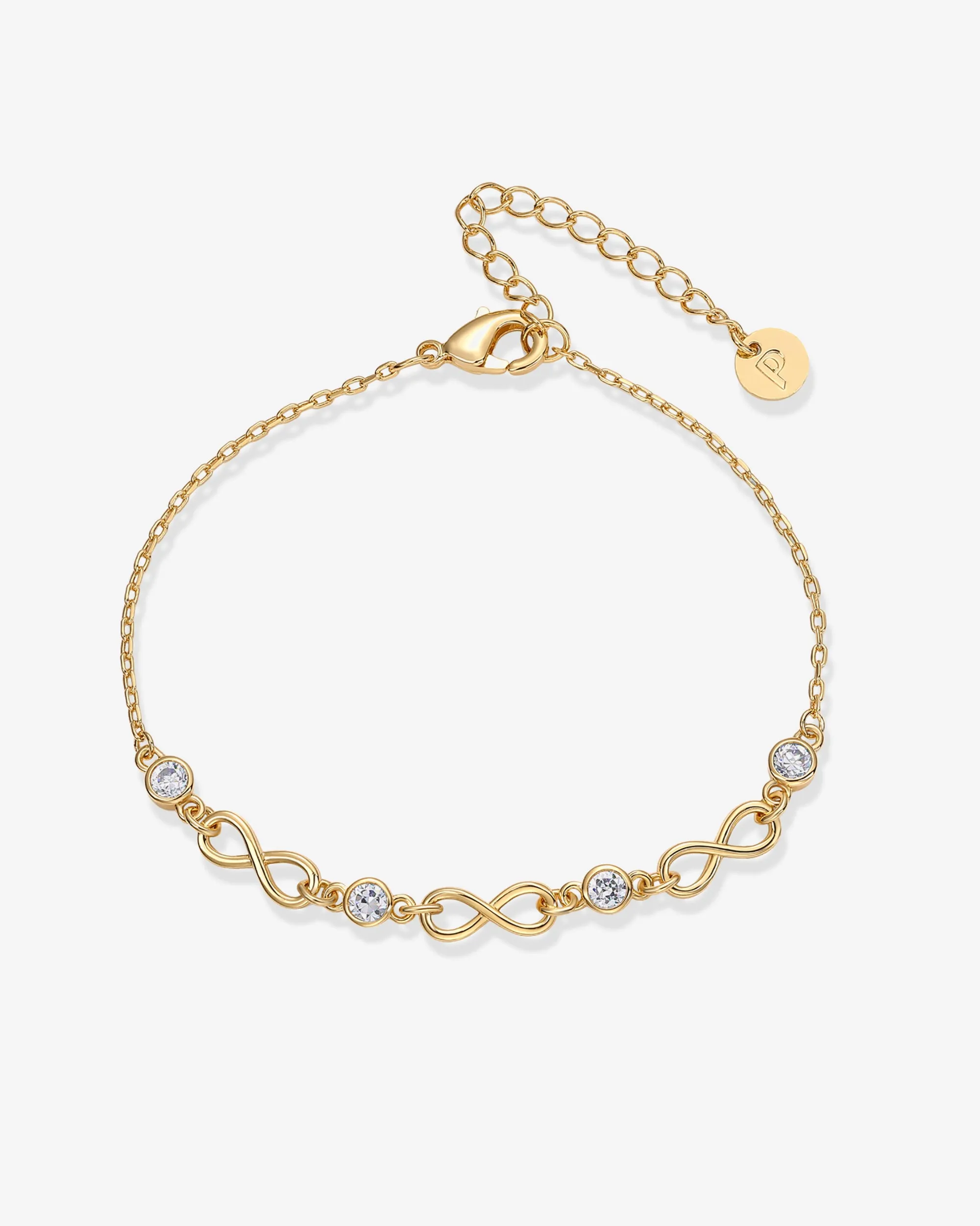 Infinity Station Chain Bracelet