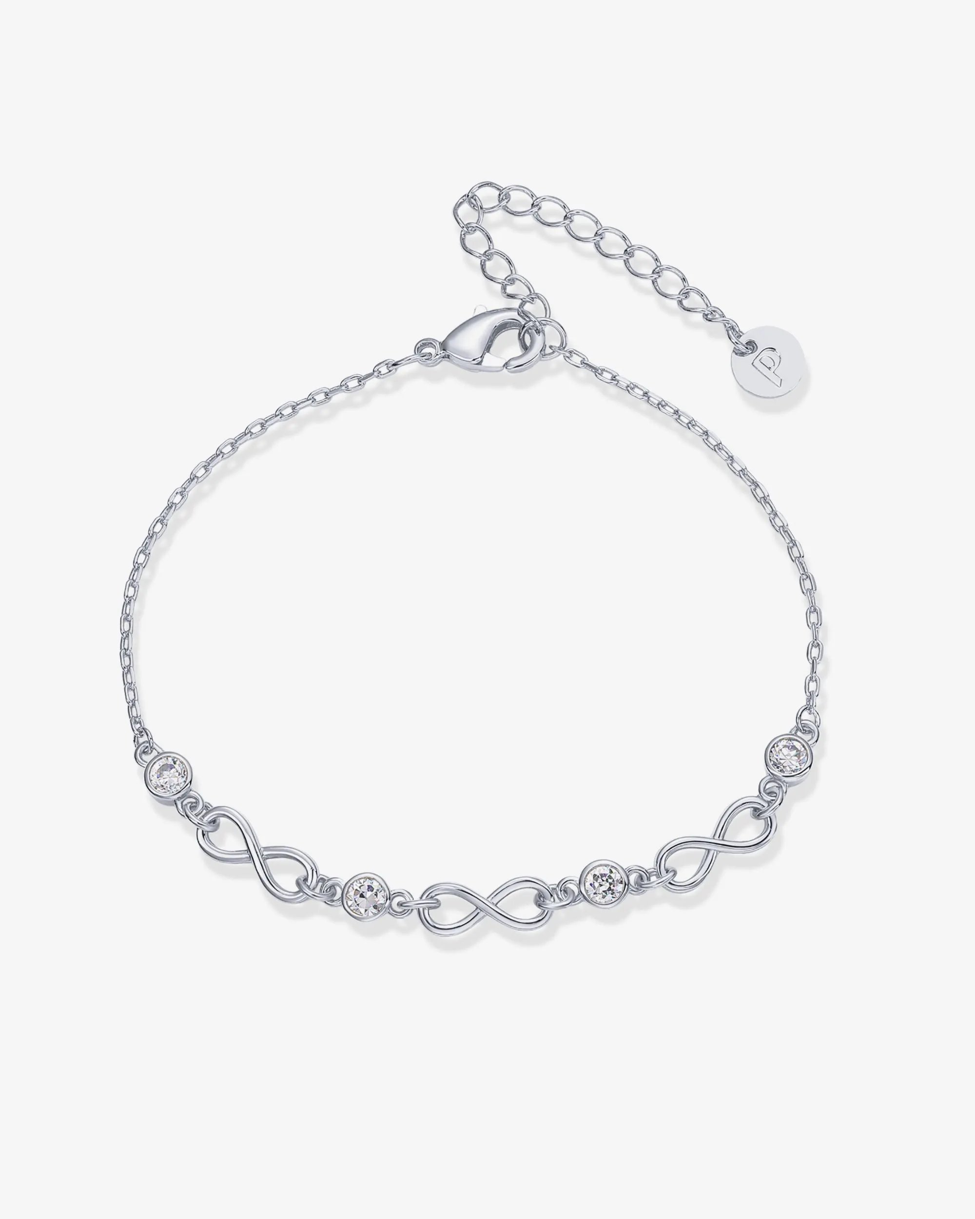 Infinity Station Chain Bracelet