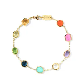 IPPOLITA Rock Candy 9-Stone Confetti Bracelet in Summer Rainbow