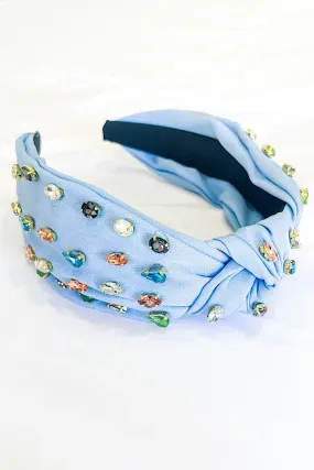 Ivy Blue Rhinestone Headband