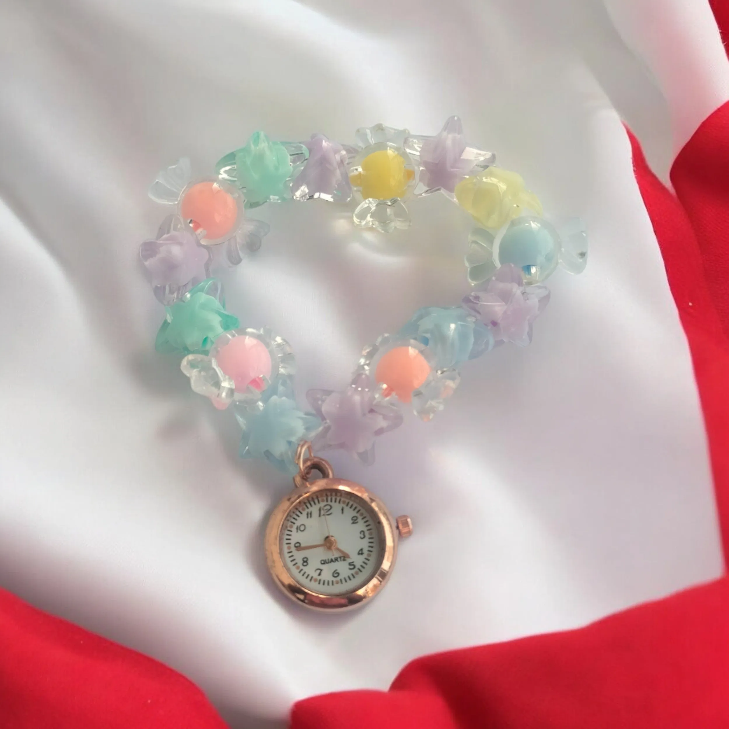 Jewelestia Candy Charm Watch Bracelet