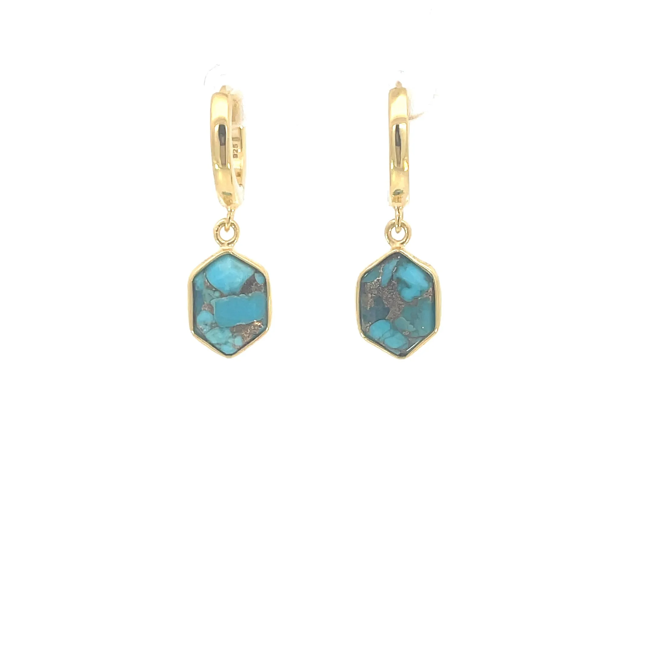 Jorge Revilla GEO Turquoise Earrings