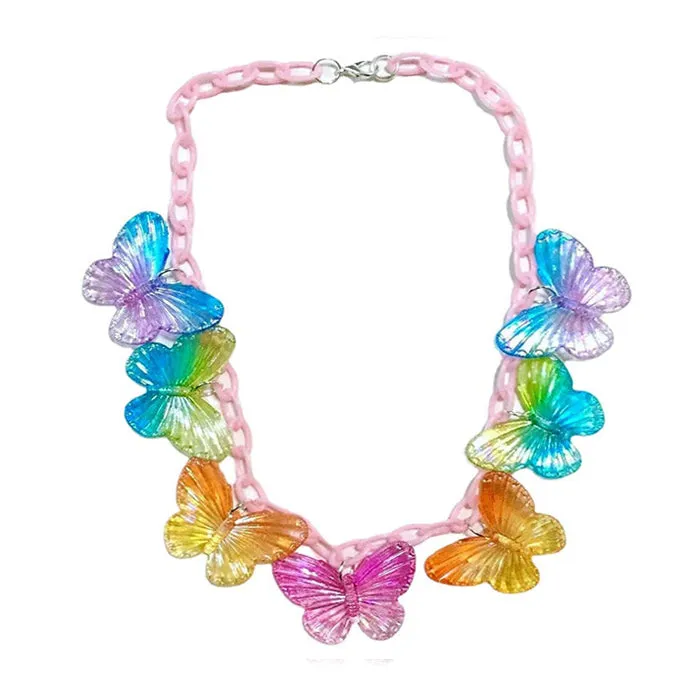 Kidcore Butterfly Necklace