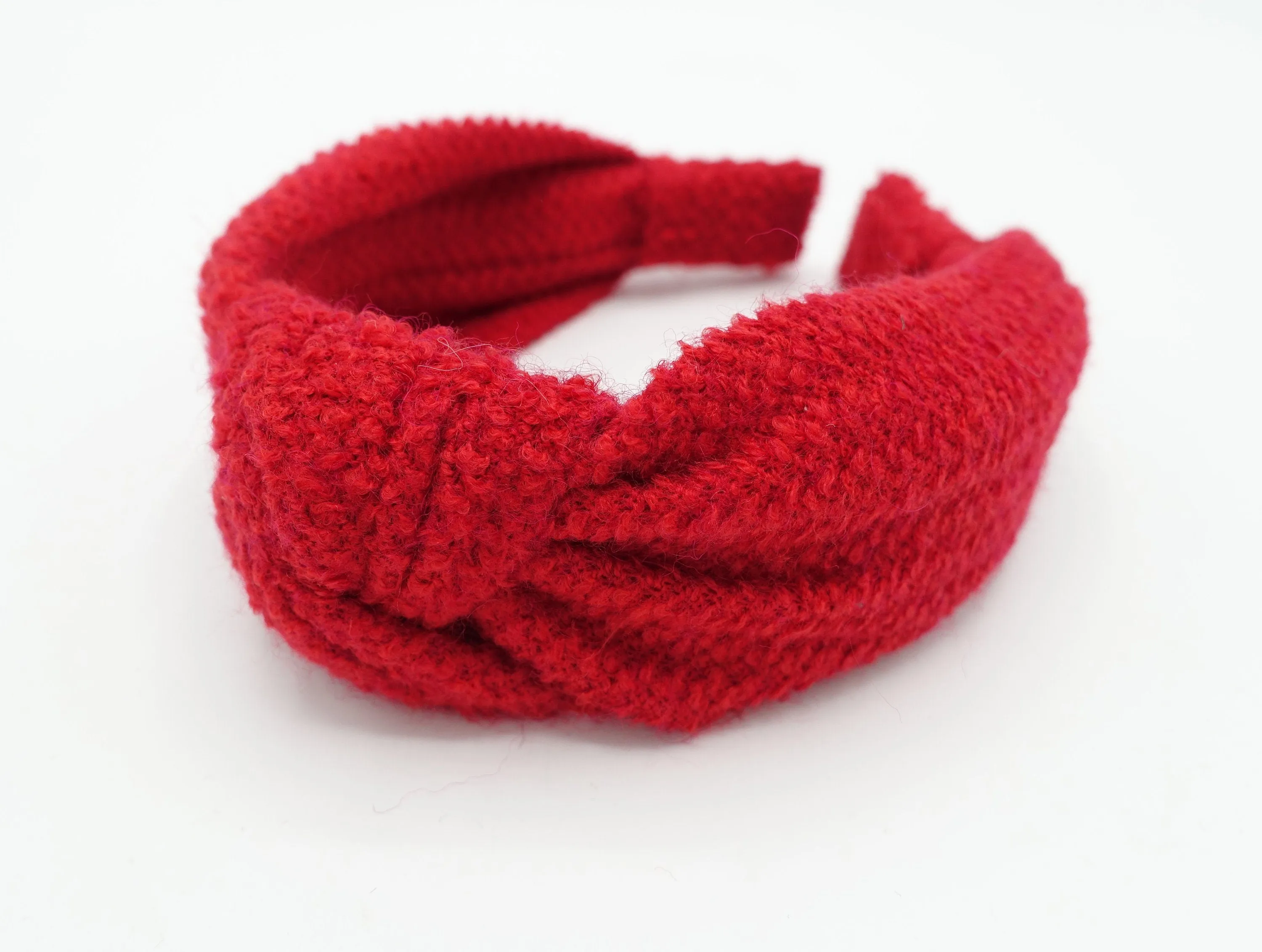 knit top knot headband Fall Winter casual basic thick hairband woman hair accessory