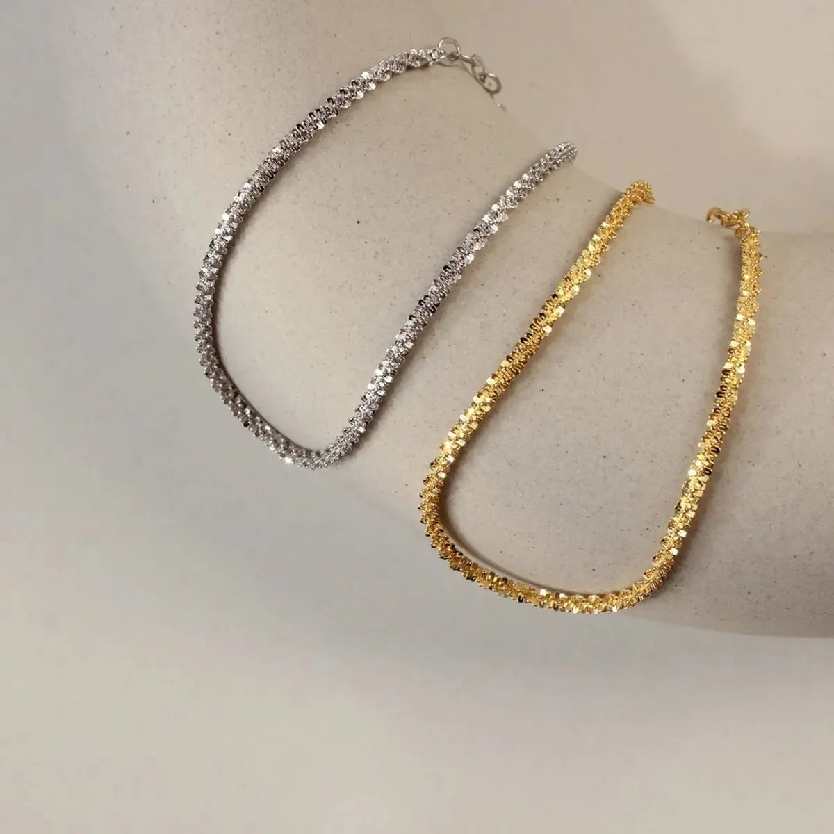 Kyerlyn Gold Shiny Bracelets