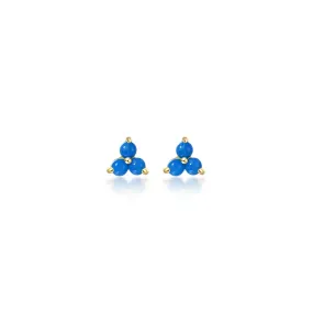 Lafonn Charming Turquoise Trinity Stud Earrings E0633TQG