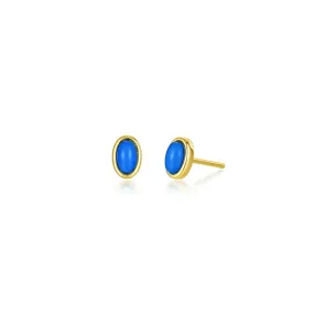 Lafonn Reconstituted Turquoise Stud Earrings E0637TQG