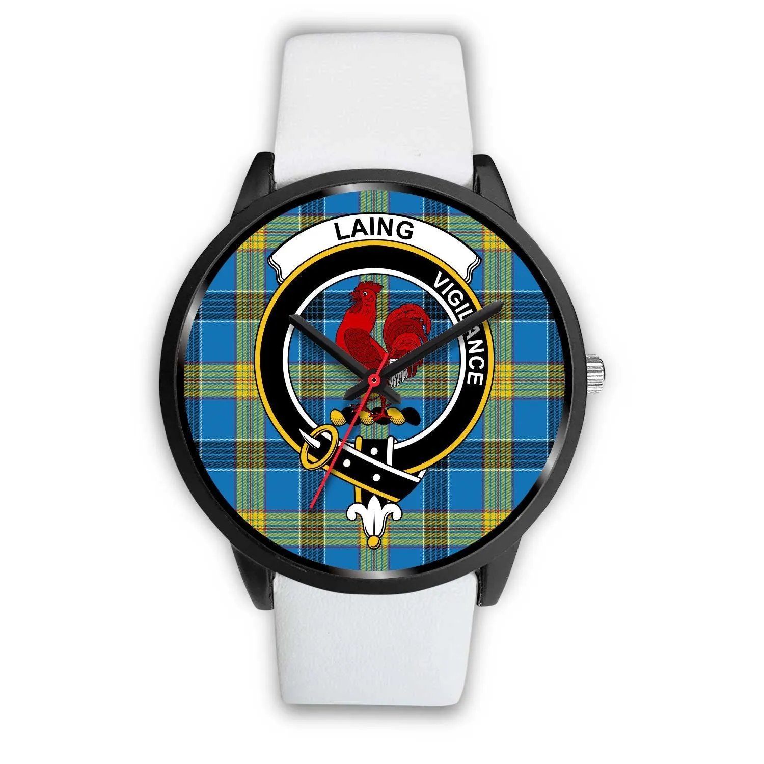 Laing Clan Badge Tartan Black Watch