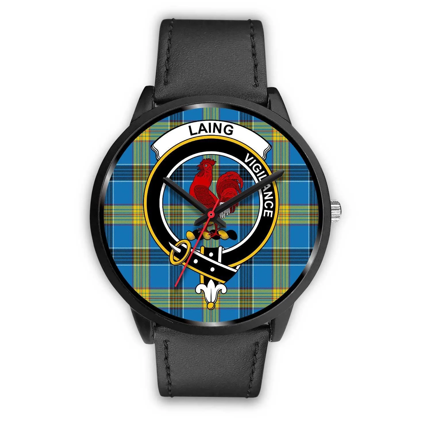 Laing Clan Badge Tartan Black Watch