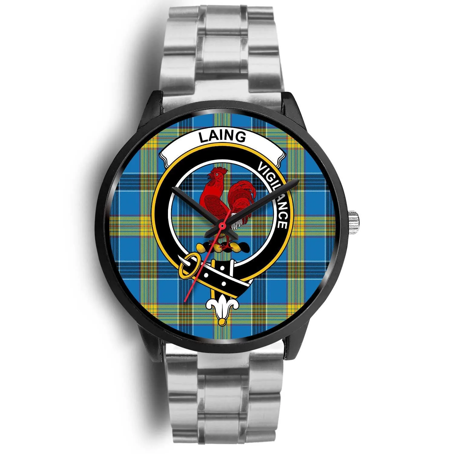 Laing Clan Badge Tartan Black Watch