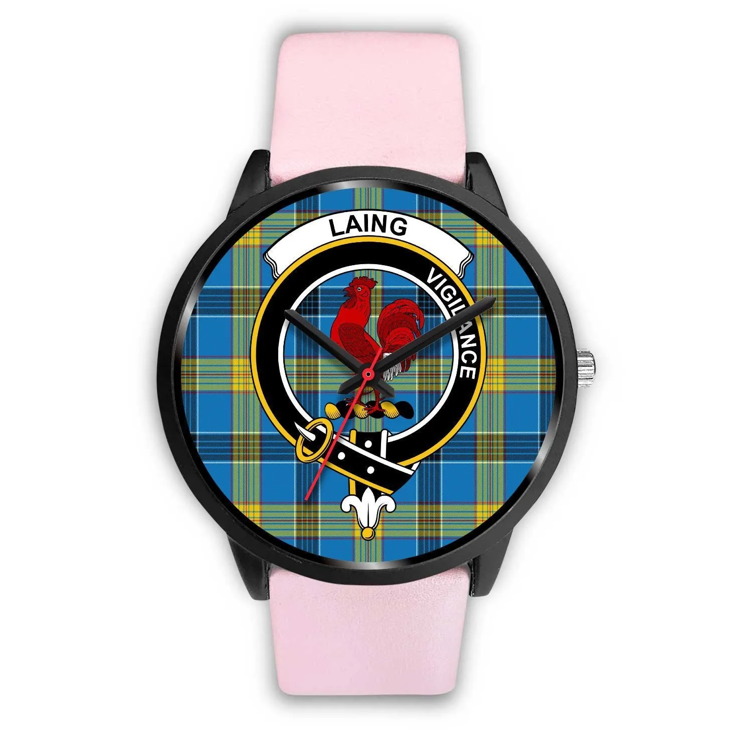 Laing Clan Badge Tartan Black Watch