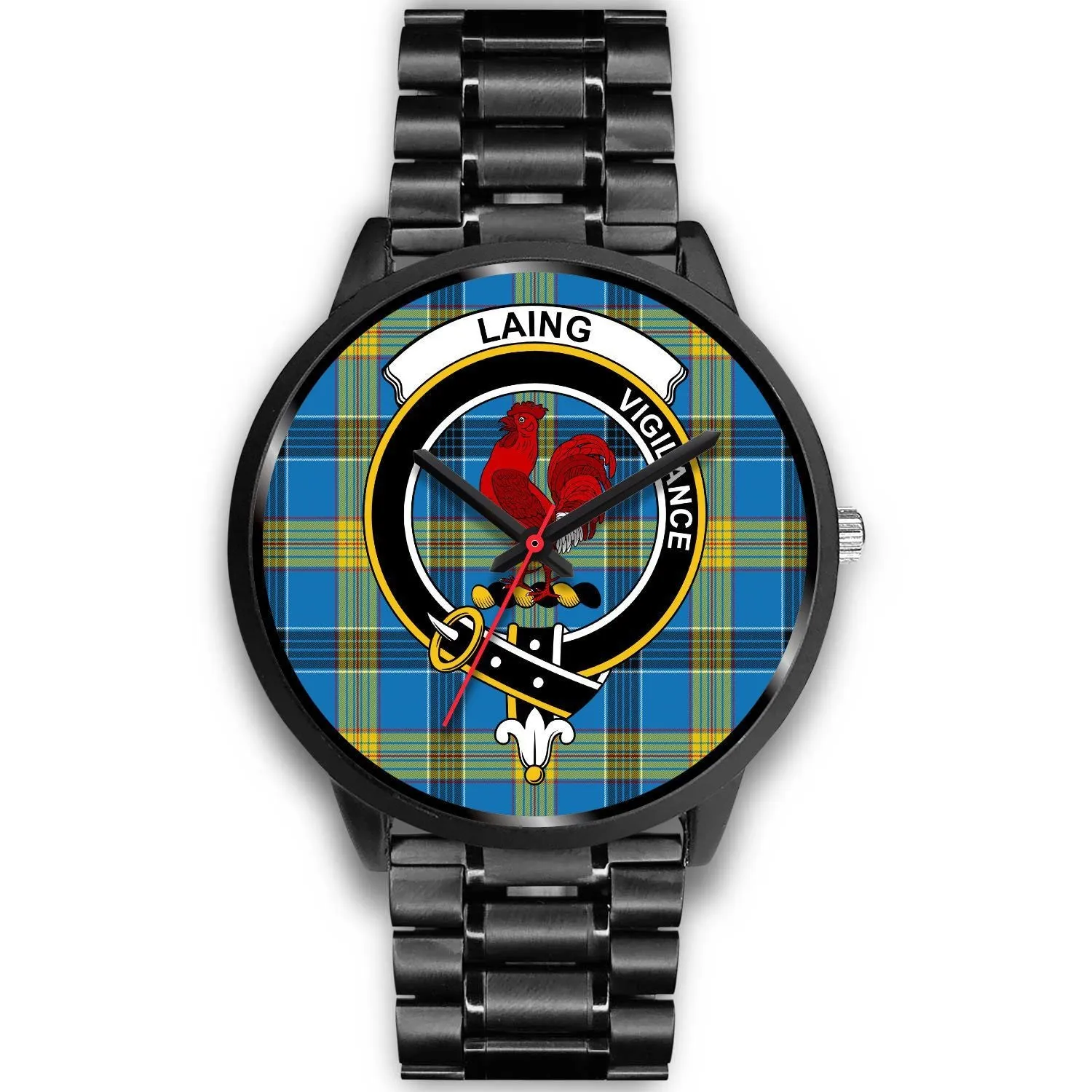 Laing Clan Badge Tartan Black Watch