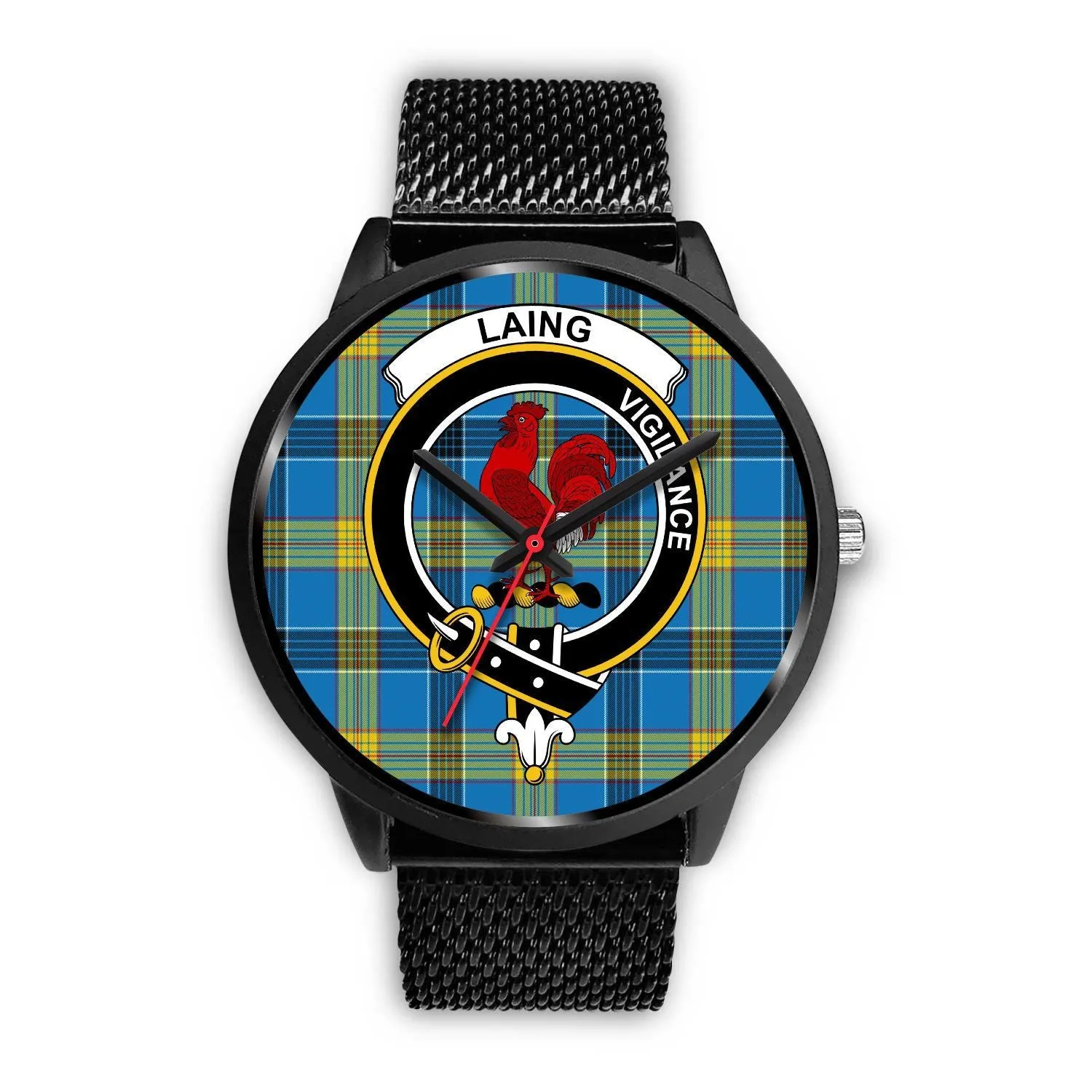 Laing Clan Badge Tartan Black Watch