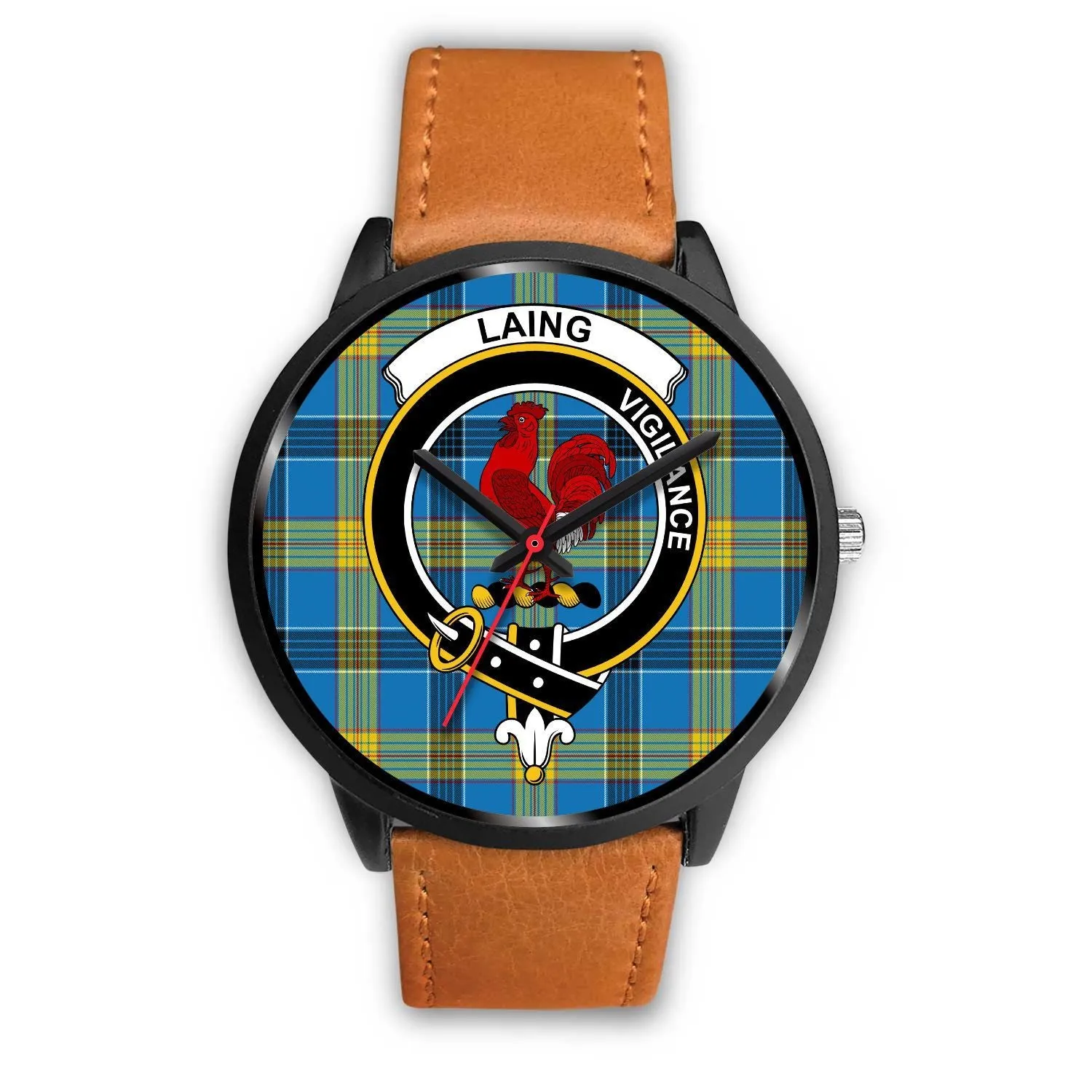 Laing Clan Badge Tartan Black Watch