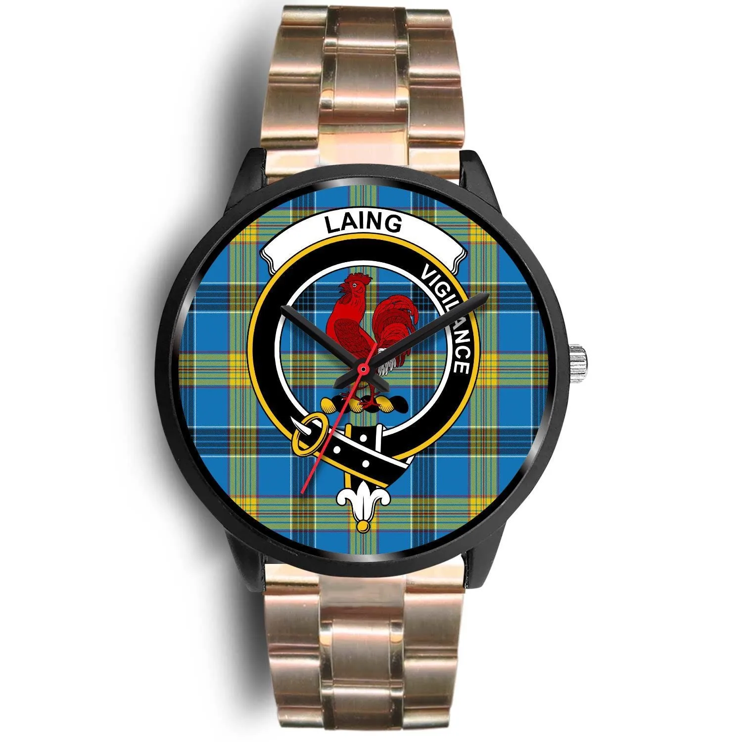 Laing Clan Badge Tartan Black Watch