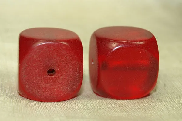 Large "Amber" Cornerless Cube Bead from Ethiopia