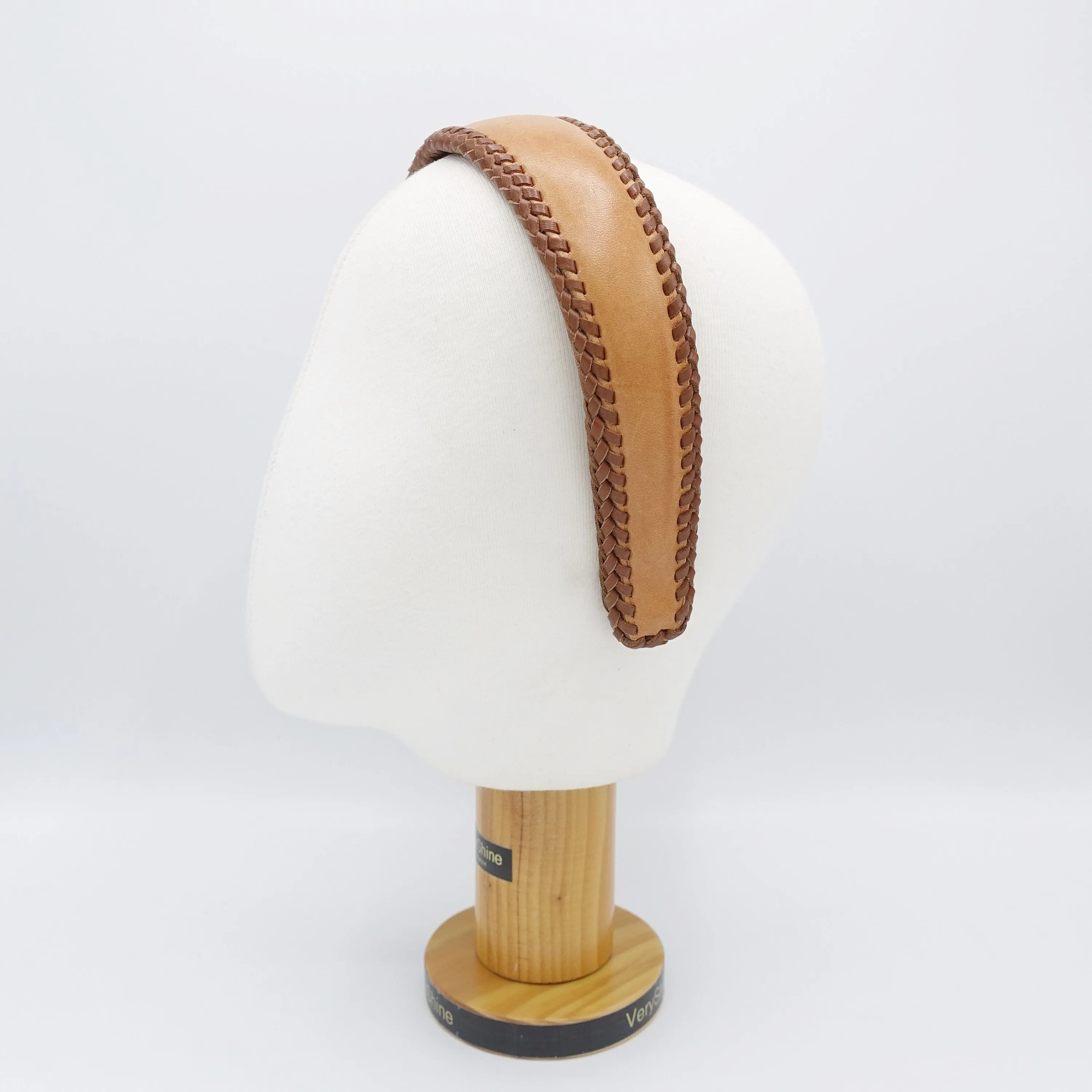 leather lace headband, handmade leather headband, VeryShine headbands for women