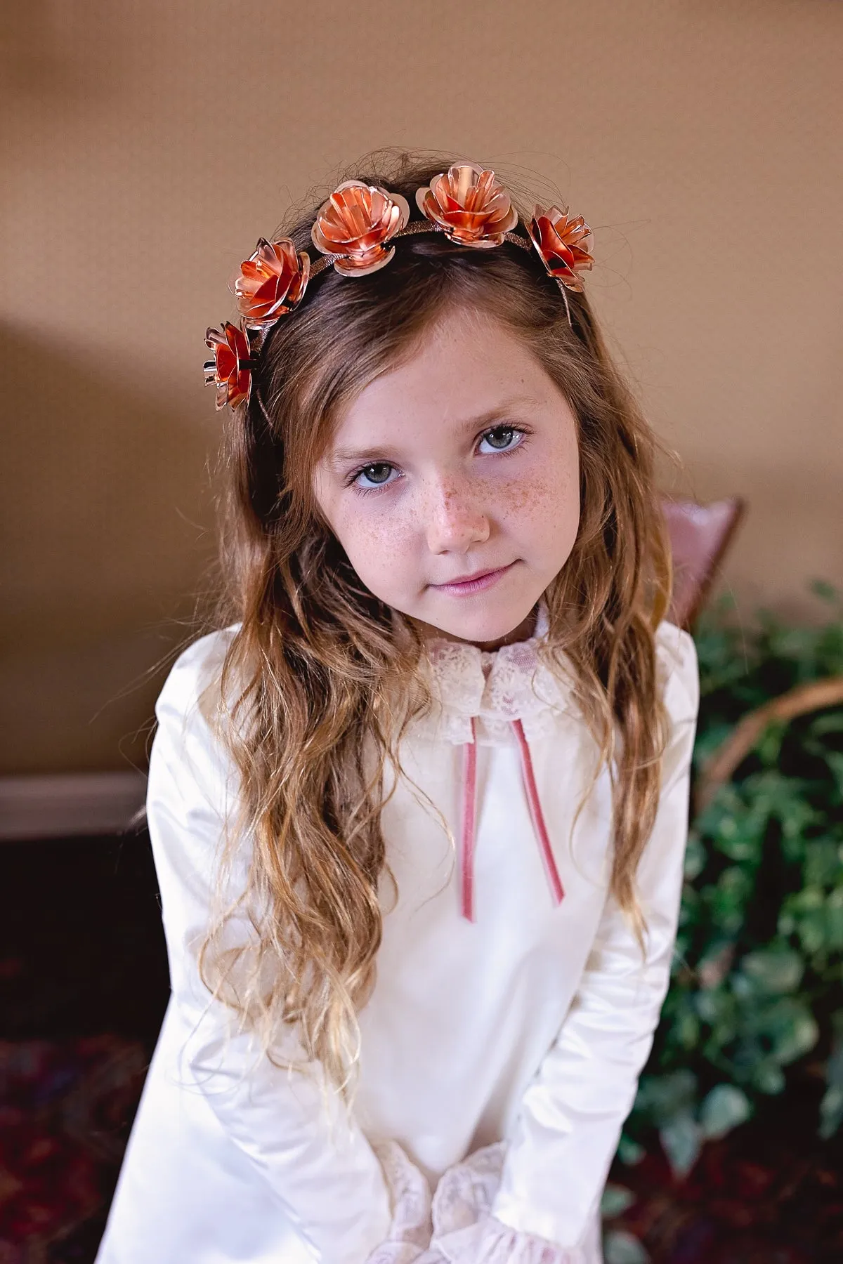 Lonely Roses Headband - Rose Gold