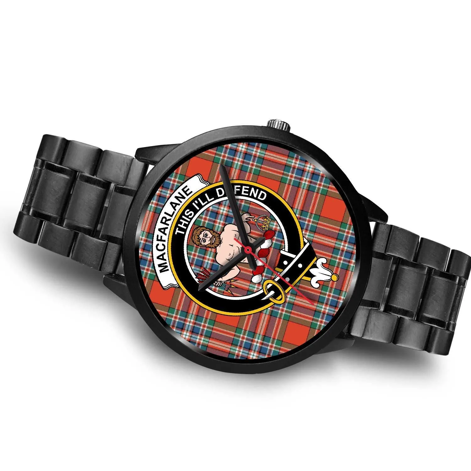 MacFarlane Ancient Clan Badge Tartan Black Watch