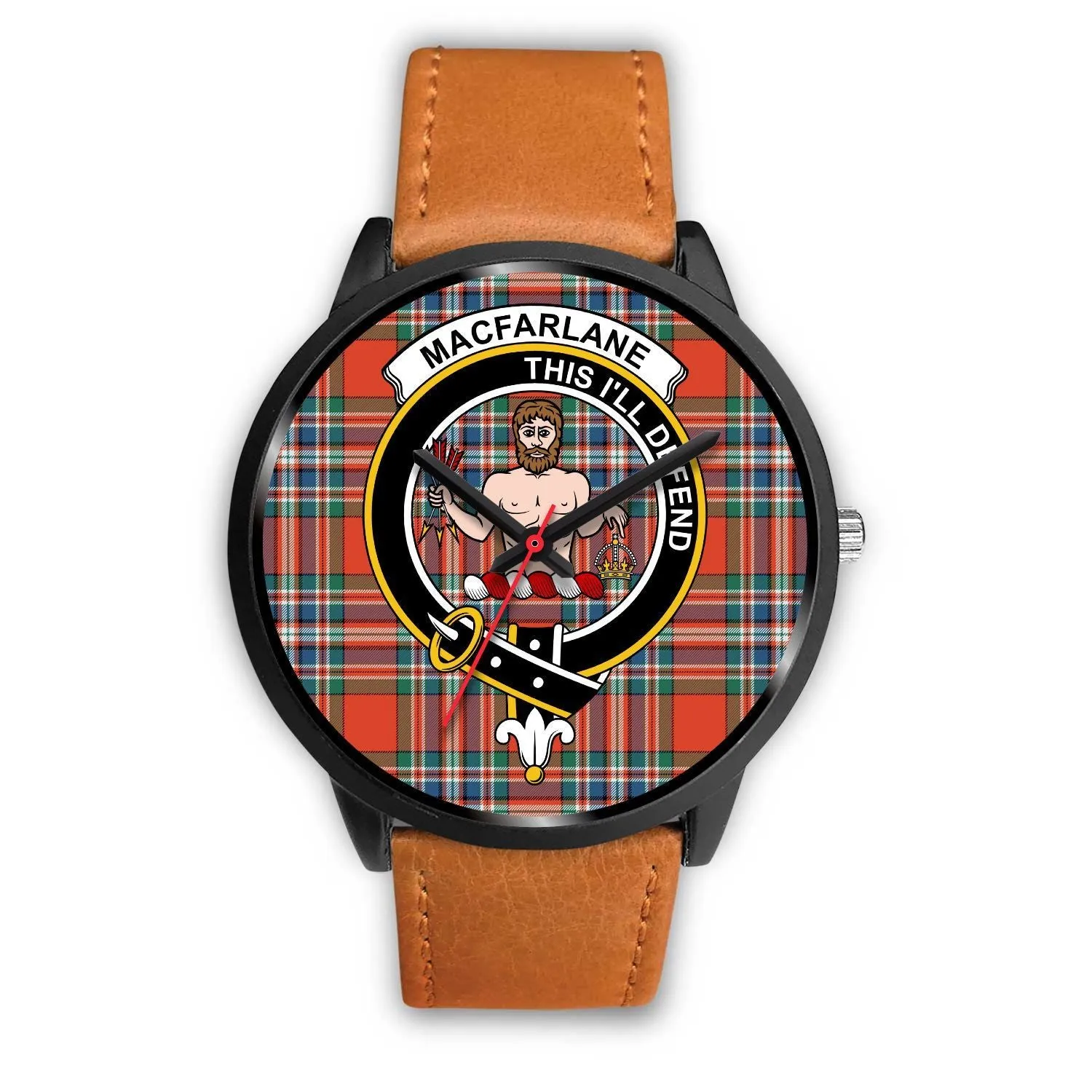 MacFarlane Ancient Clan Badge Tartan Black Watch