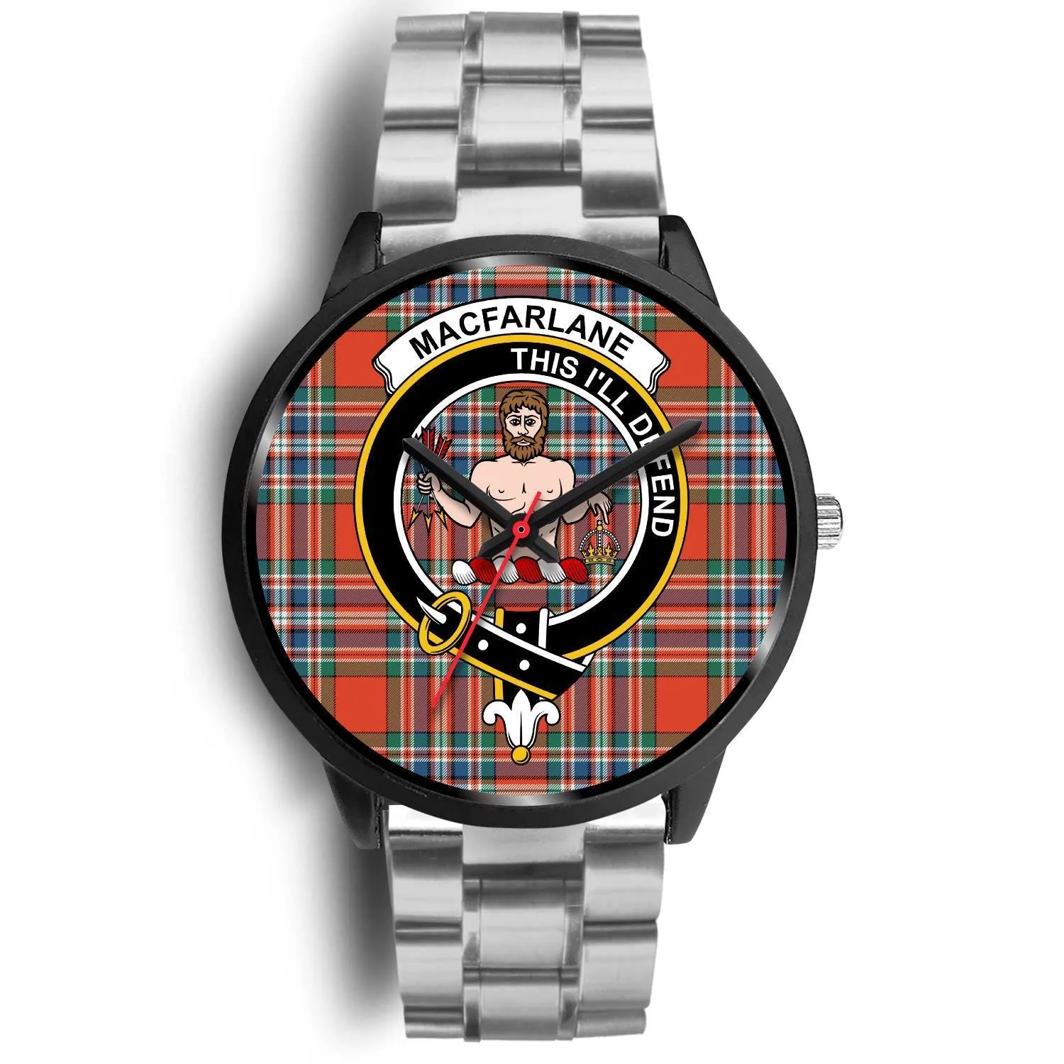 MacFarlane Ancient Clan Badge Tartan Black Watch