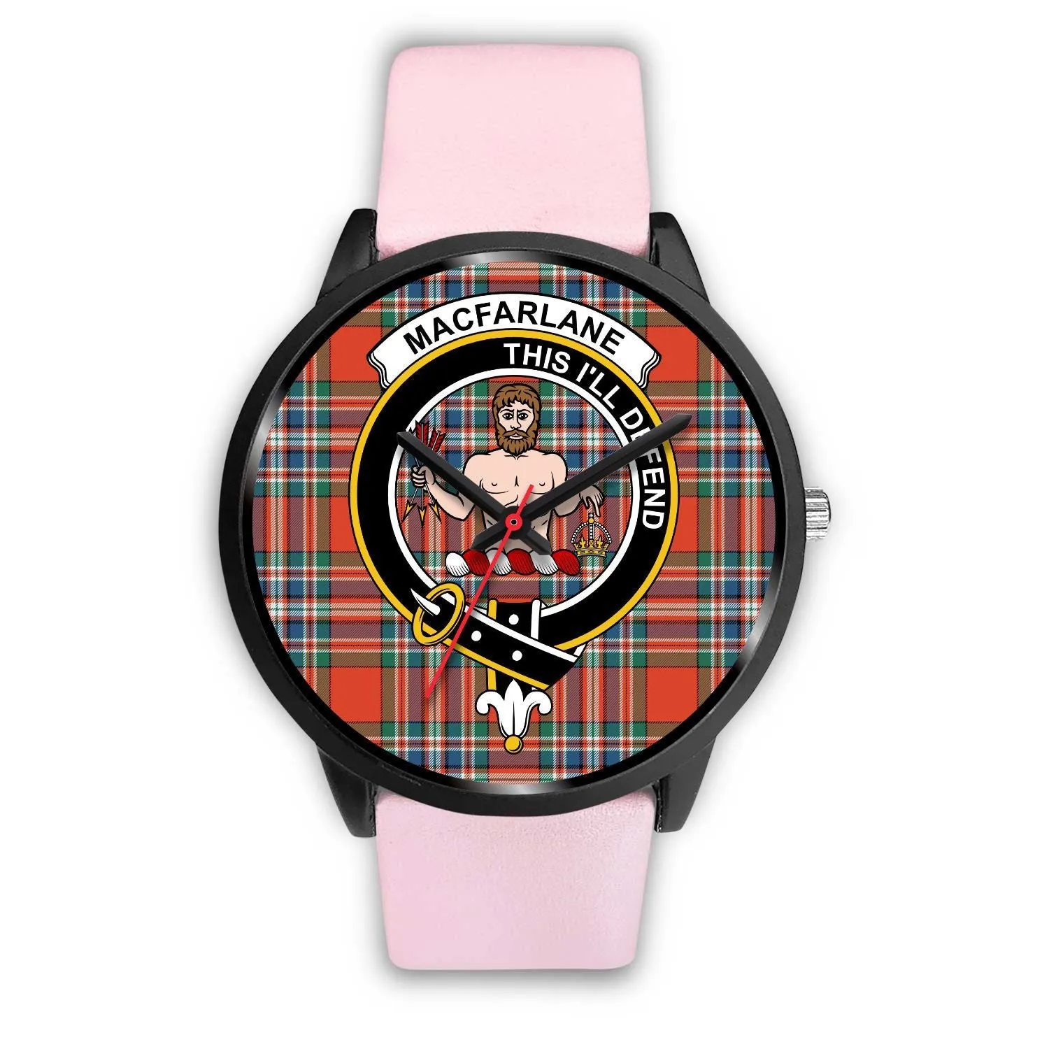 MacFarlane Ancient Clan Badge Tartan Black Watch