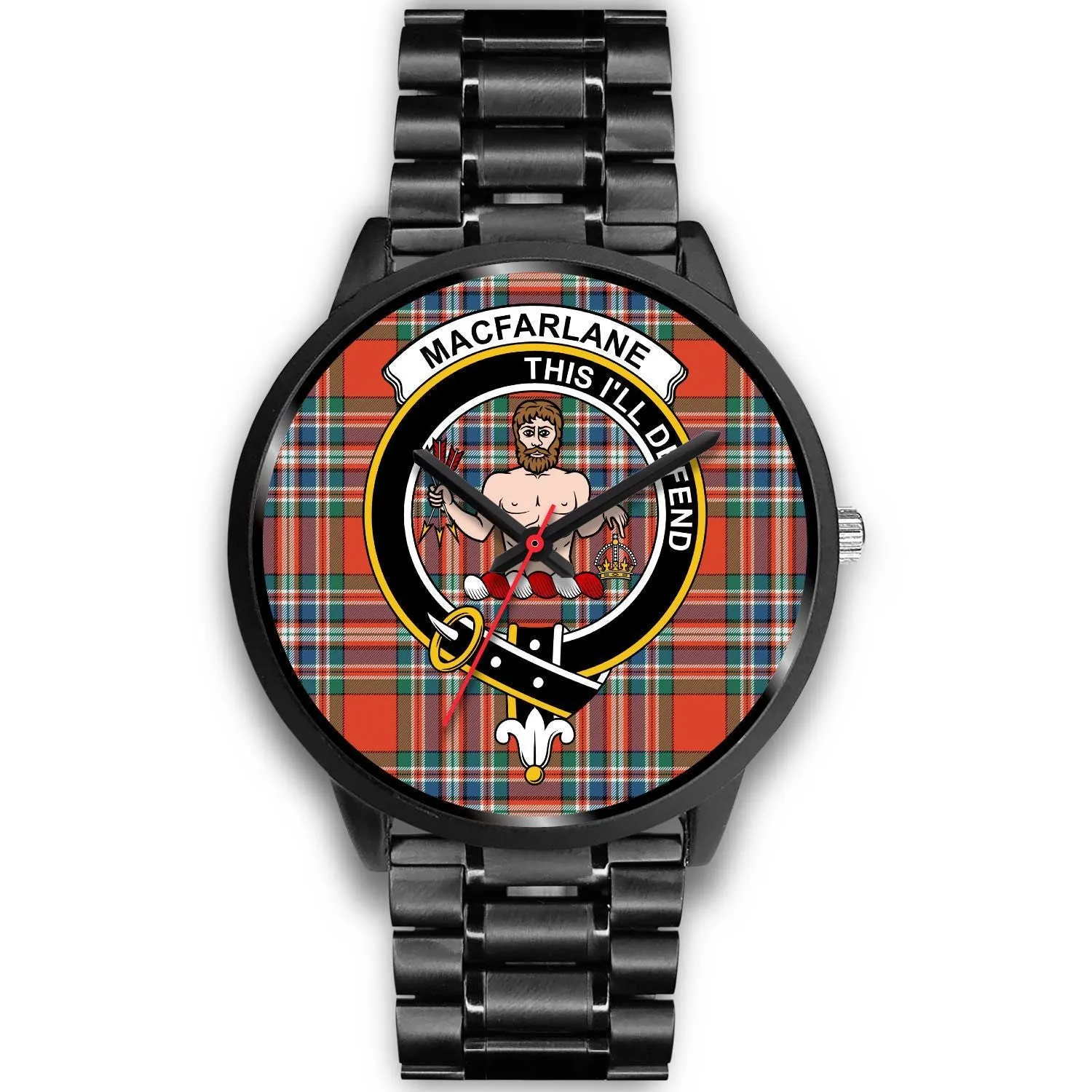 MacFarlane Ancient Clan Badge Tartan Black Watch