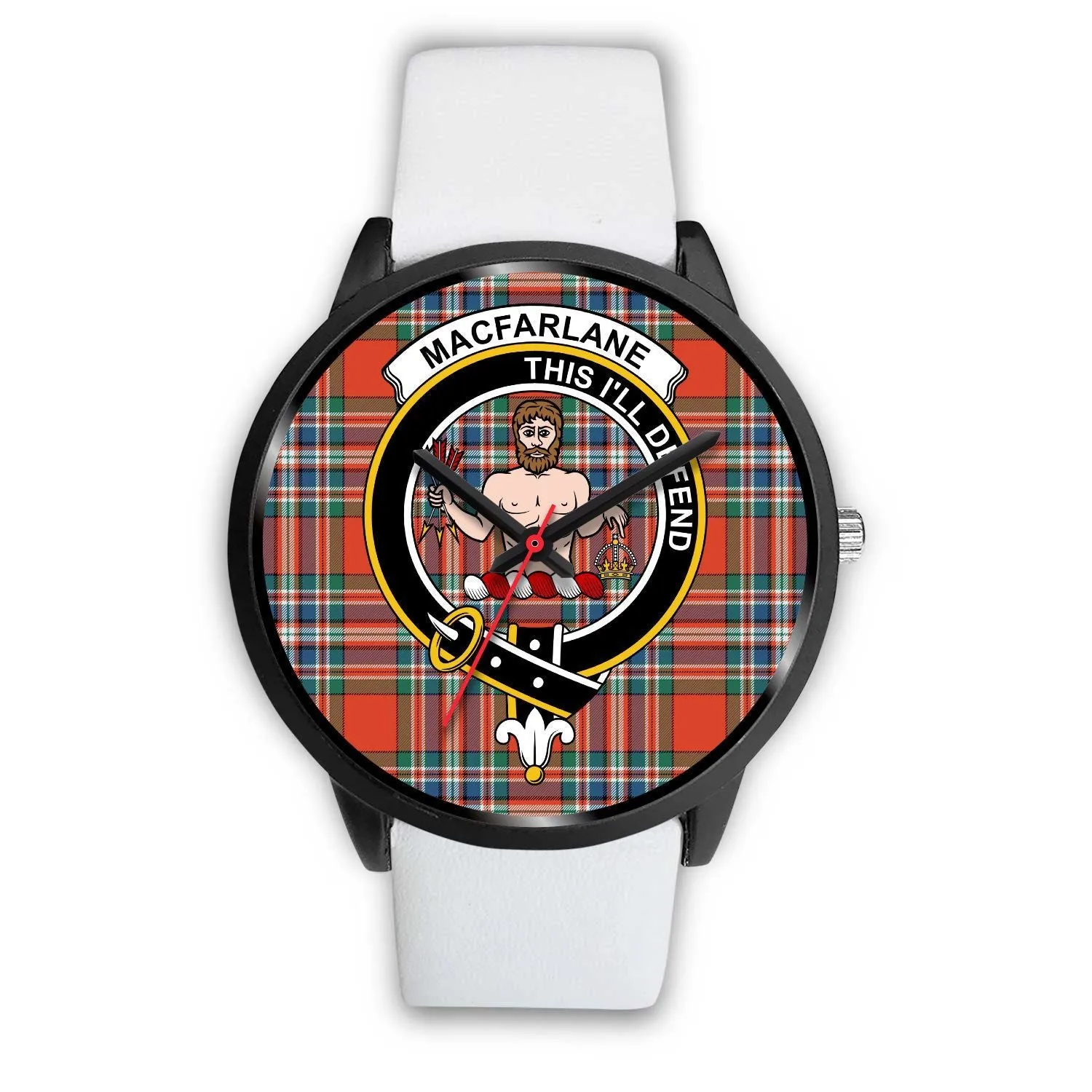 MacFarlane Ancient Clan Badge Tartan Black Watch