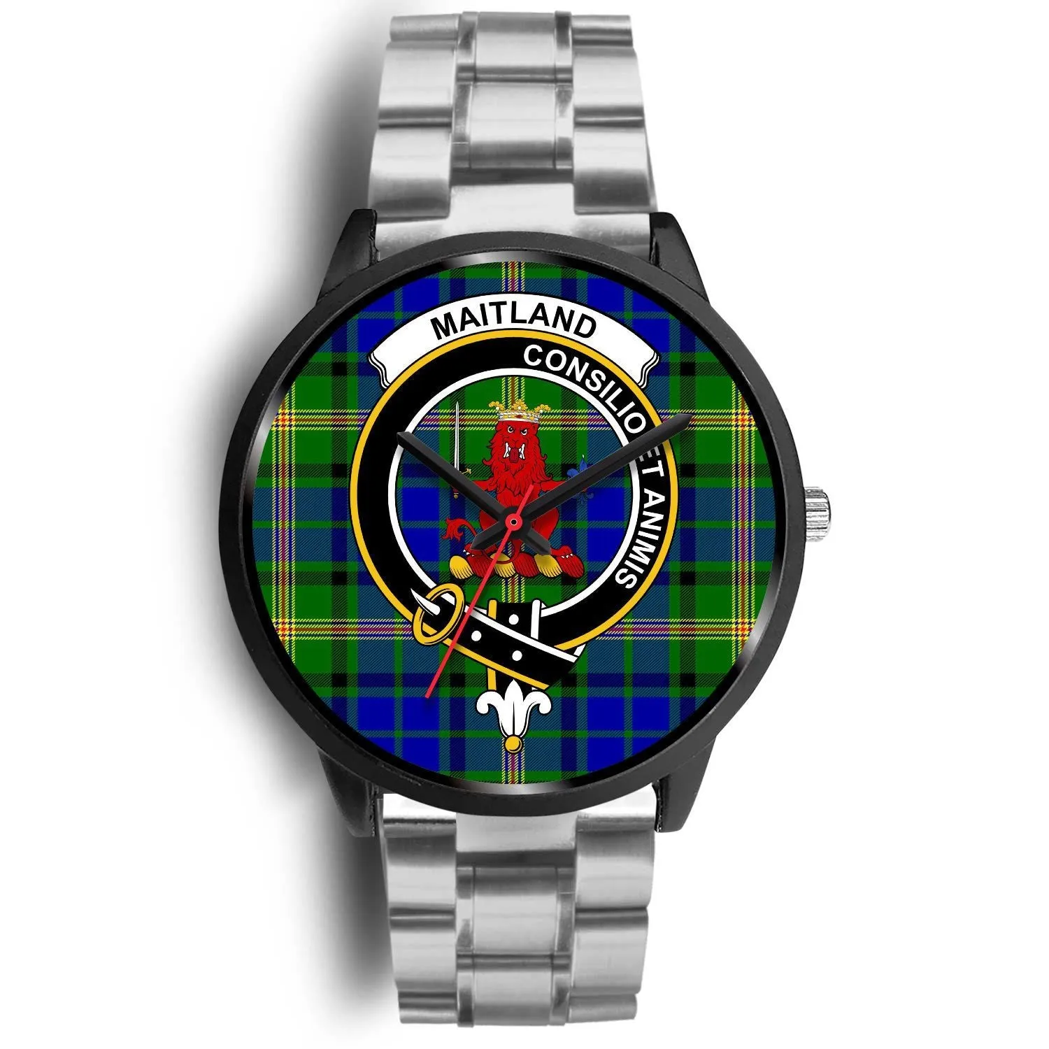 Maitland Clan Badge Tartan Black Watch