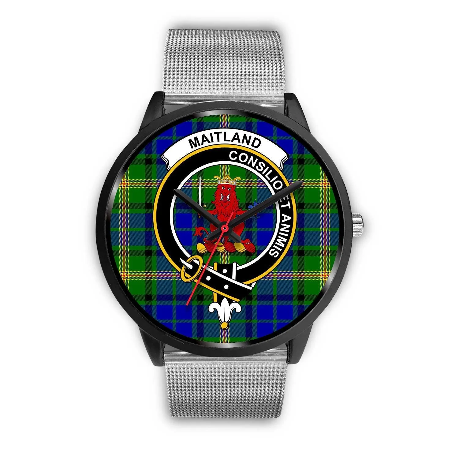 Maitland Clan Badge Tartan Black Watch