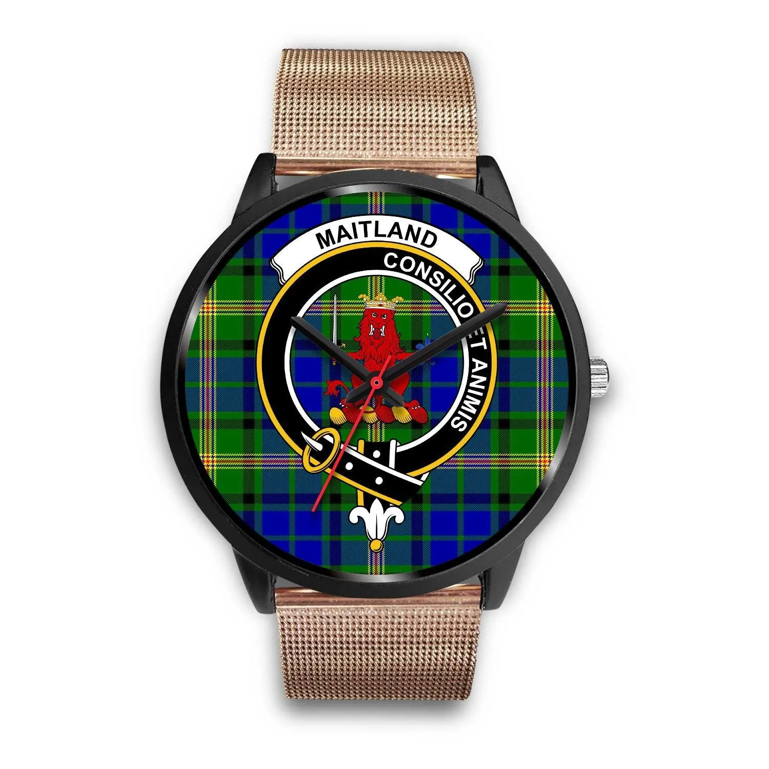 Maitland Clan Badge Tartan Black Watch