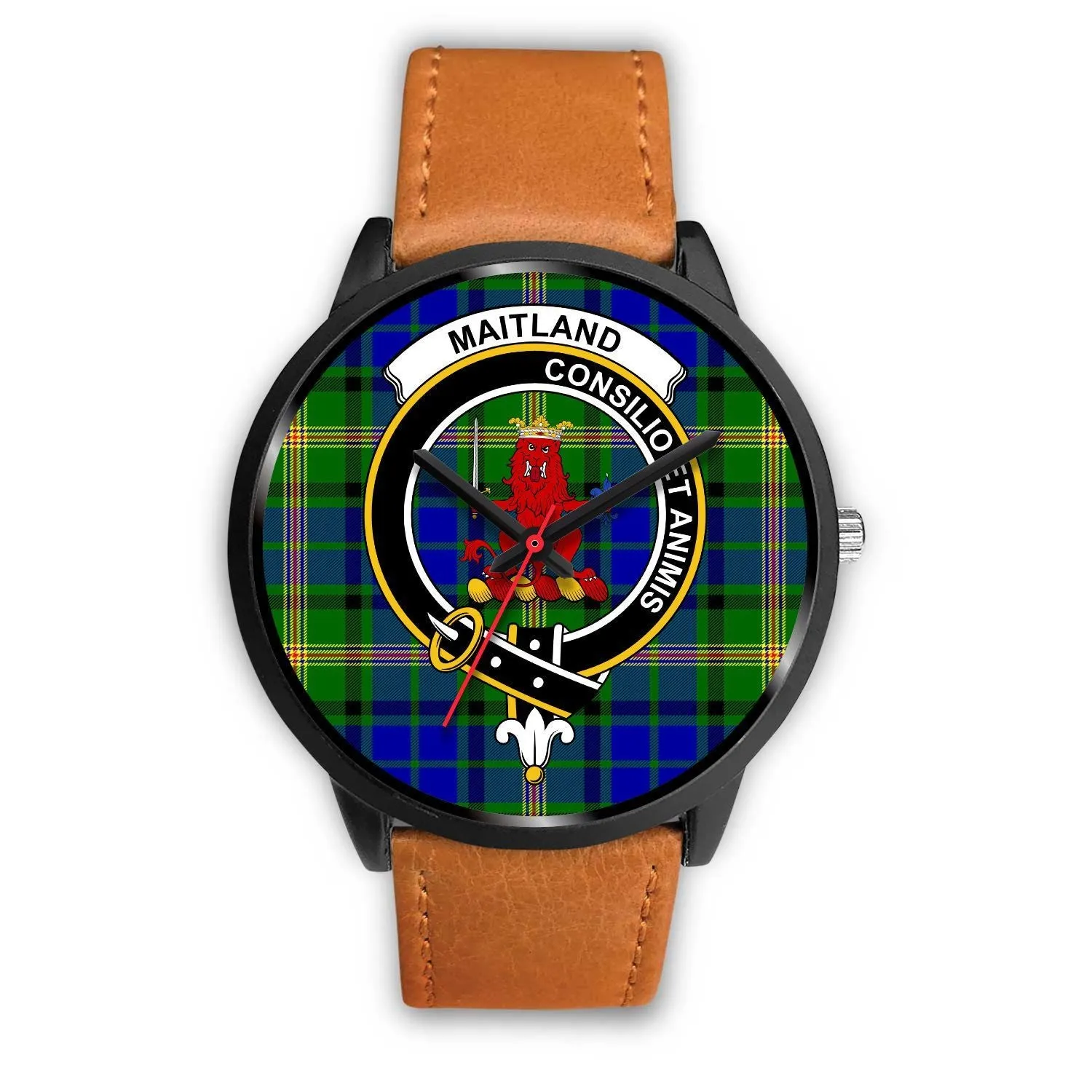 Maitland Clan Badge Tartan Black Watch