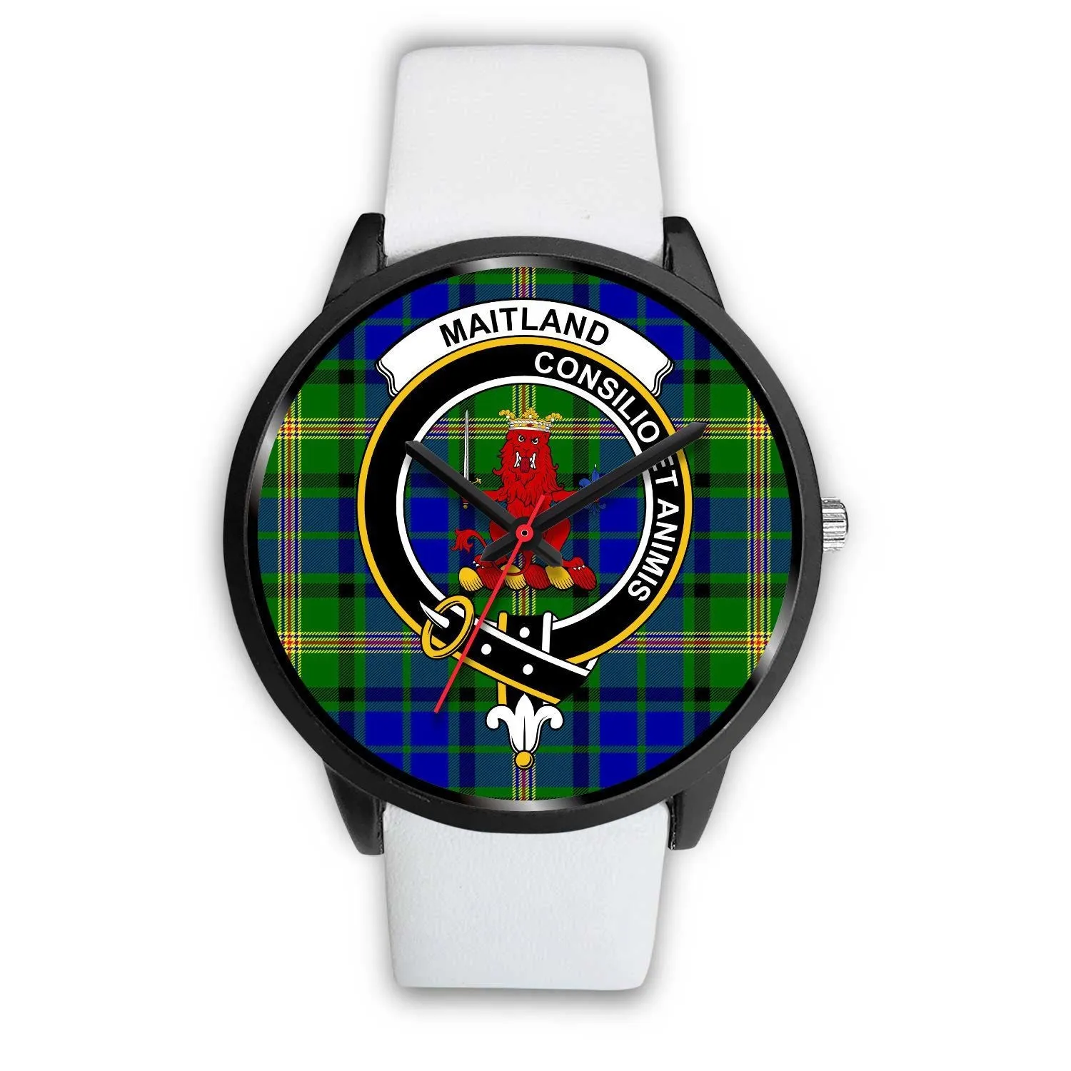 Maitland Clan Badge Tartan Black Watch