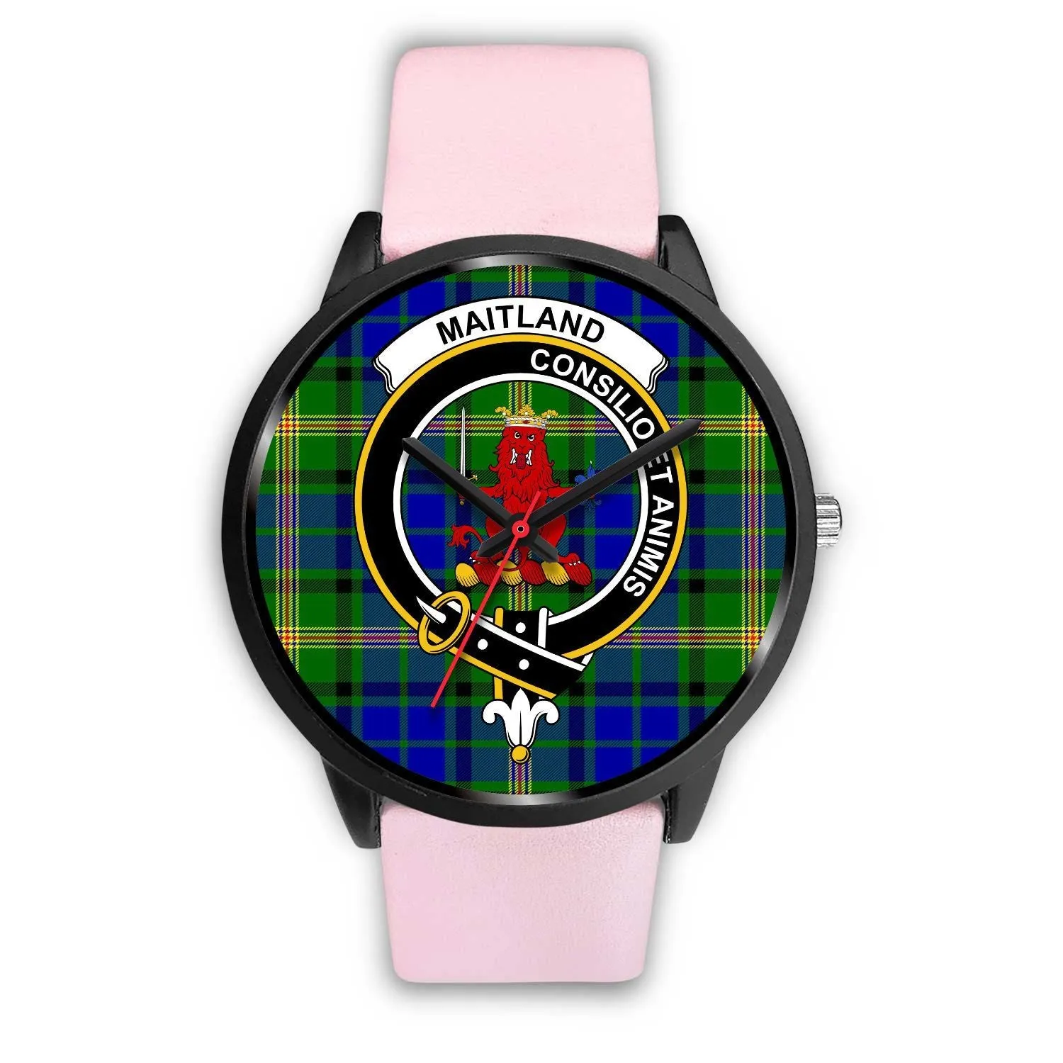 Maitland Clan Badge Tartan Black Watch