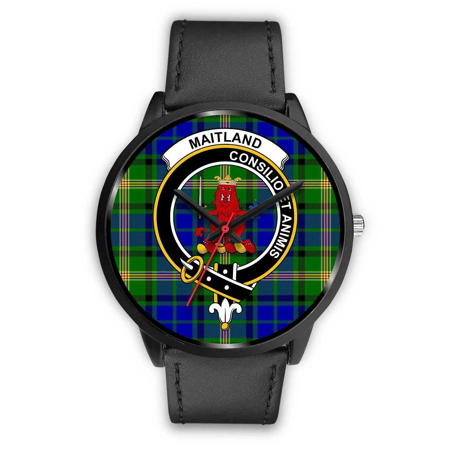 Maitland Clan Badge Tartan Black Watch