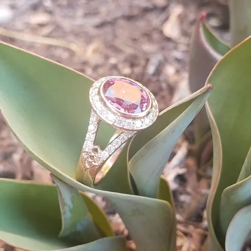 Malaya Garnet Starlight Ring