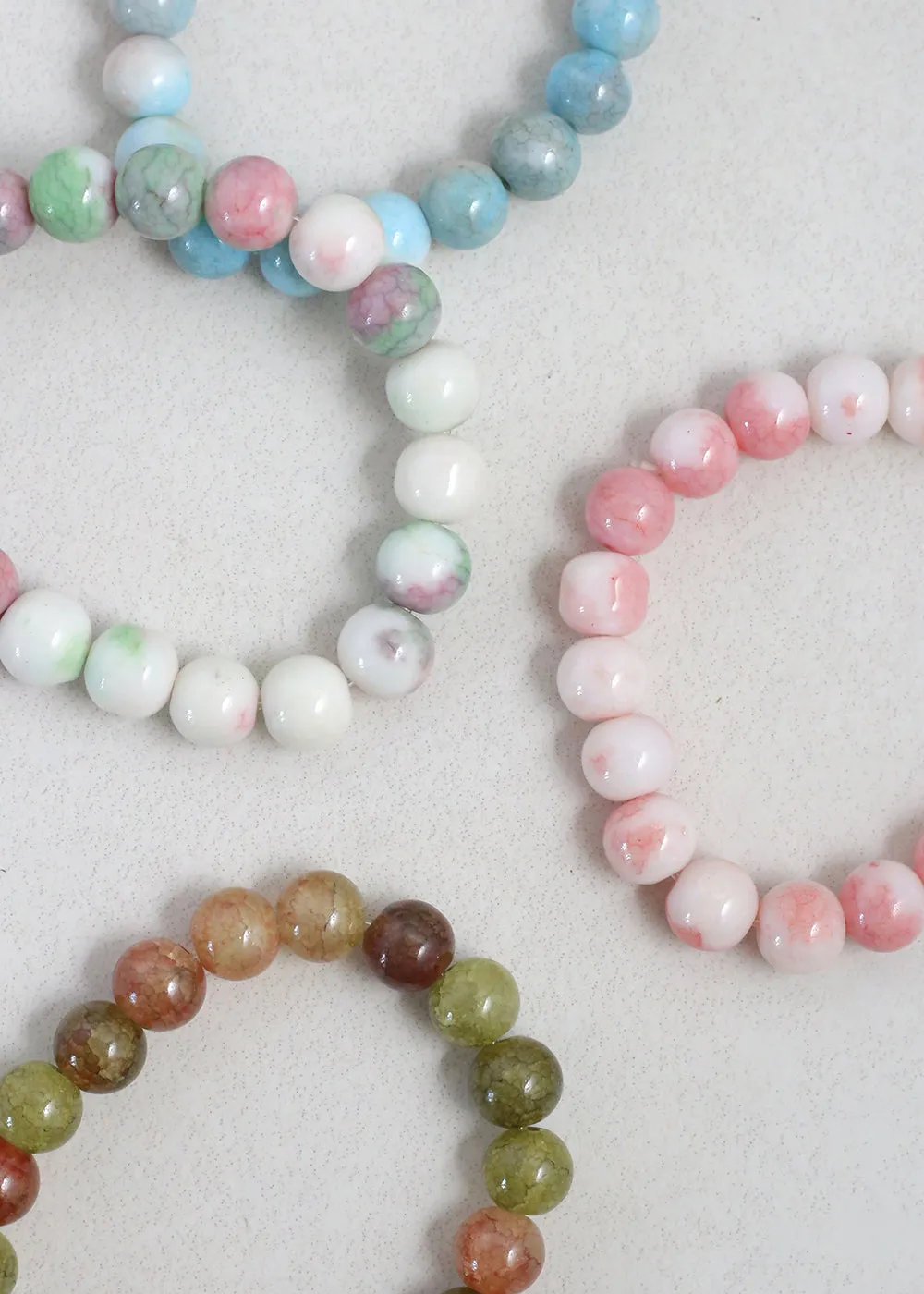 Marble Beaded Bracelet