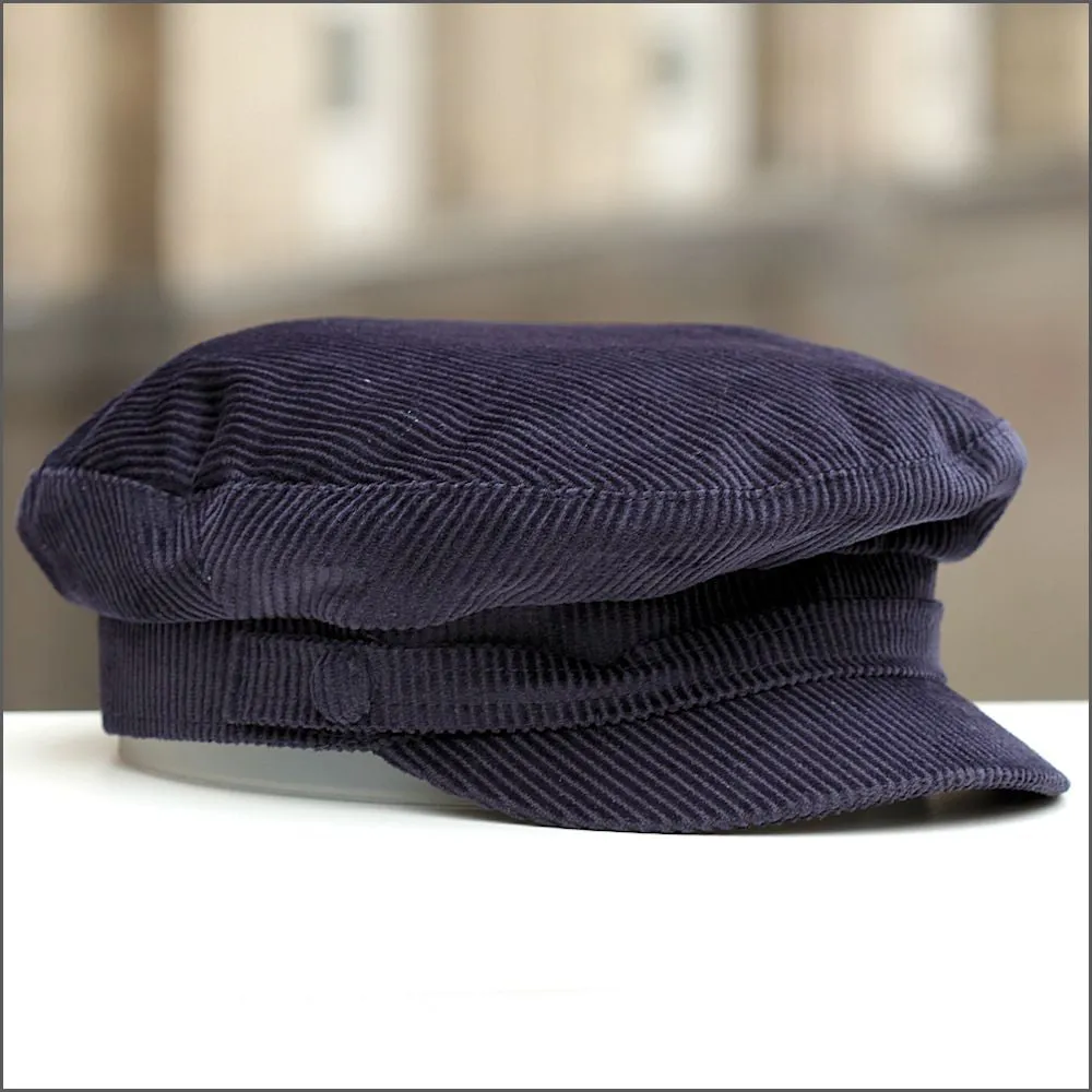 Mariner Cord Navy Cap 