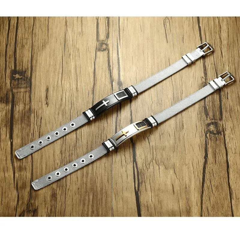 Men's Cross Bracelet <br> Classy