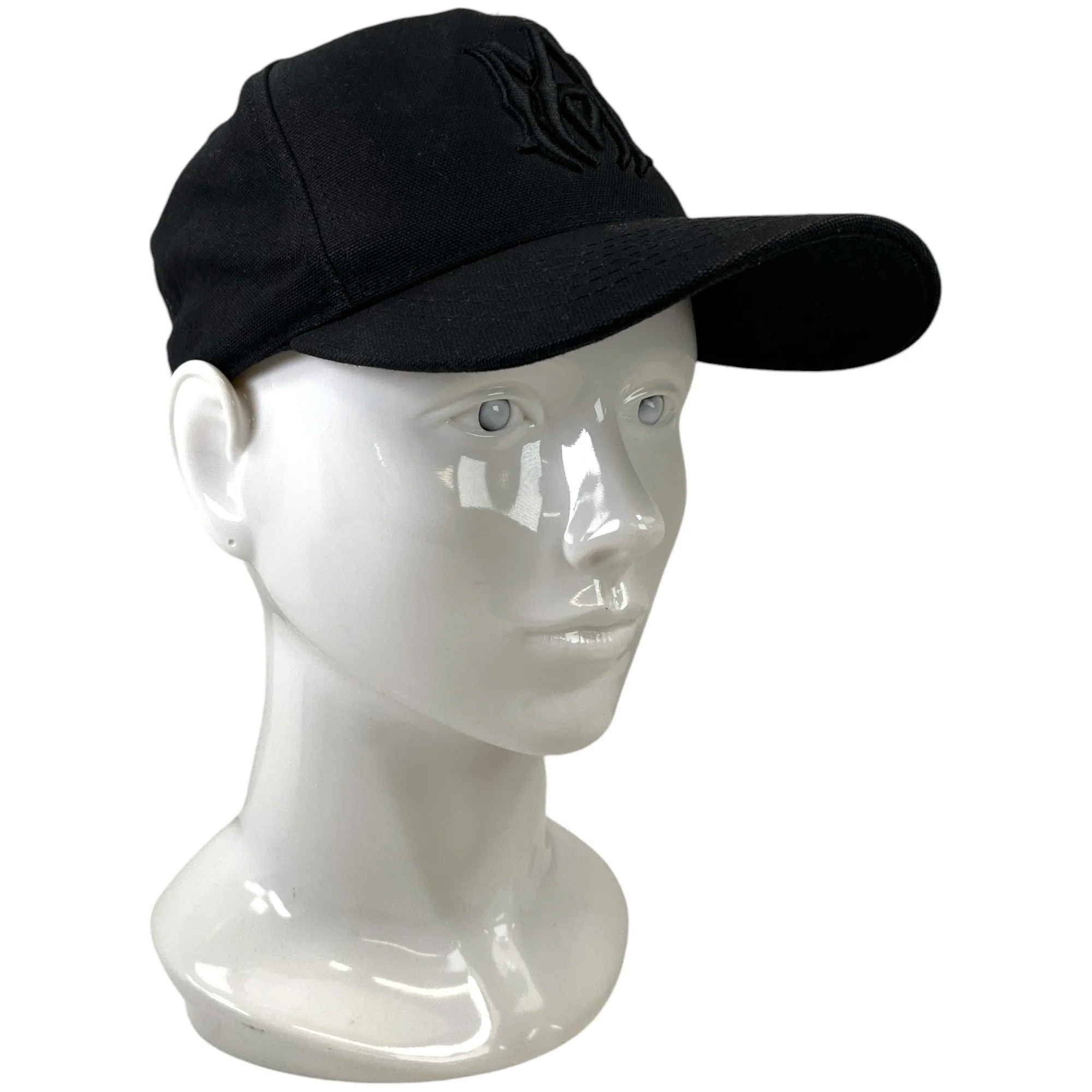 Men's Embroidered Logo Cap Black