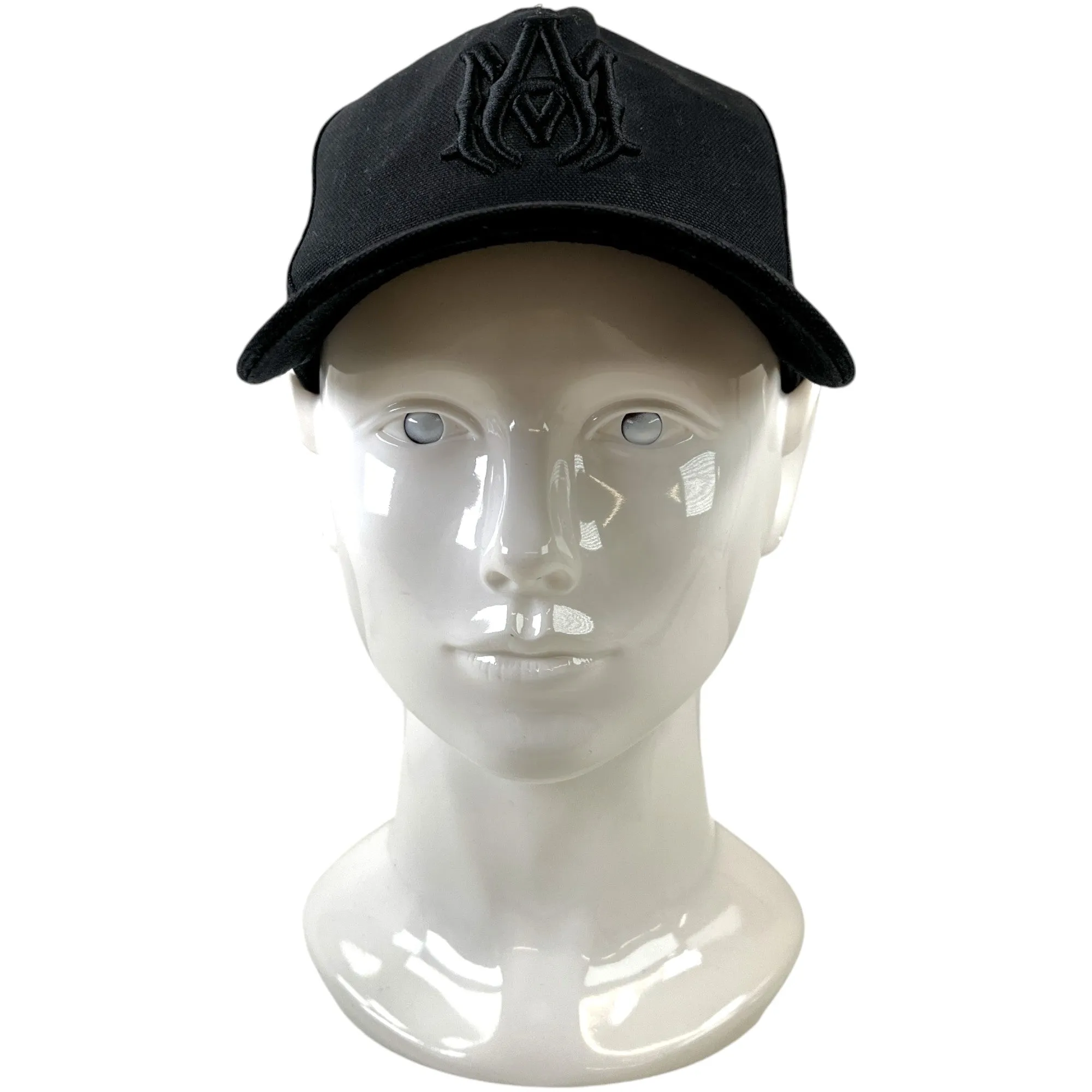 Men's Embroidered Logo Cap Black