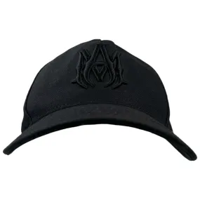 Men's Embroidered Logo Cap Black