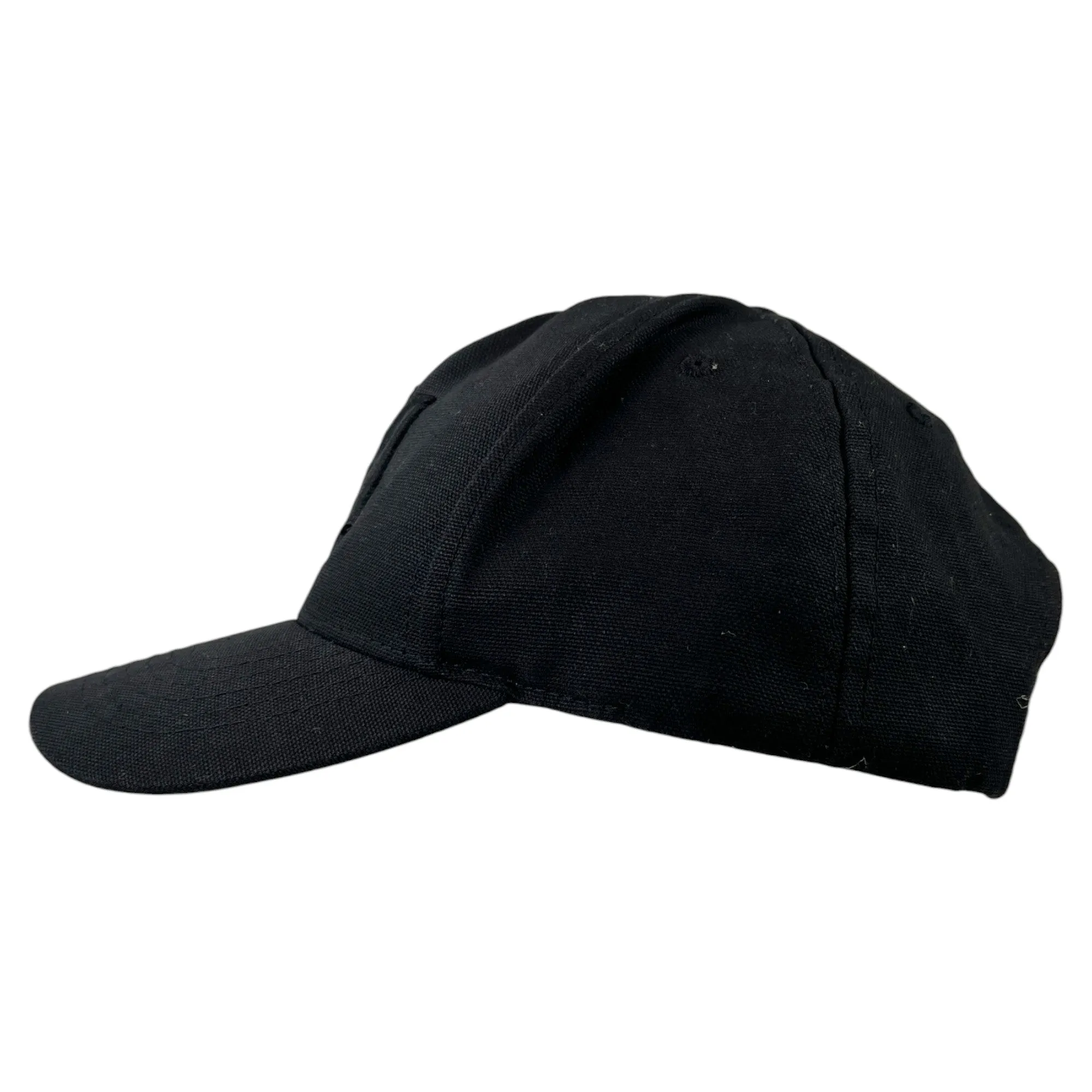 Men's Embroidered Logo Cap Black